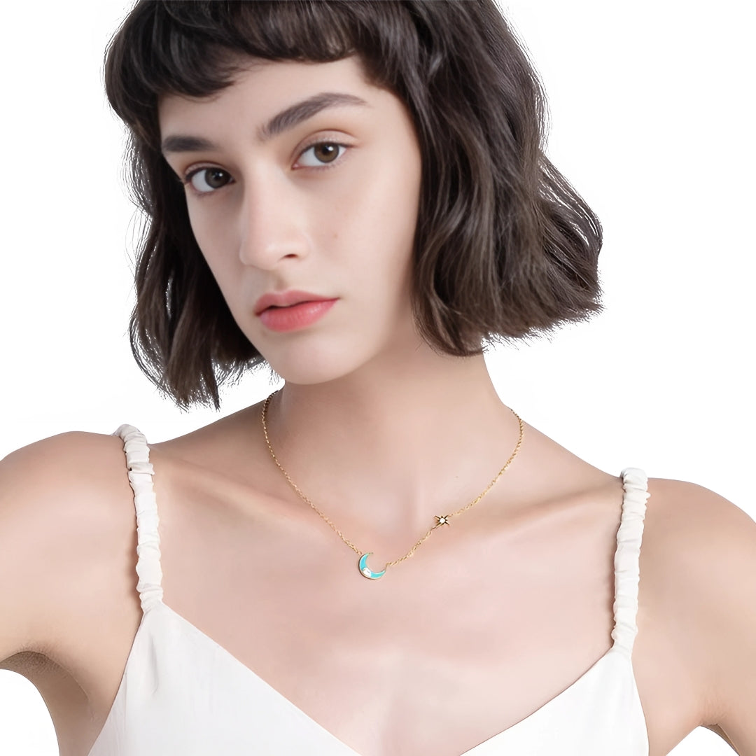 Moon Charm Necklace