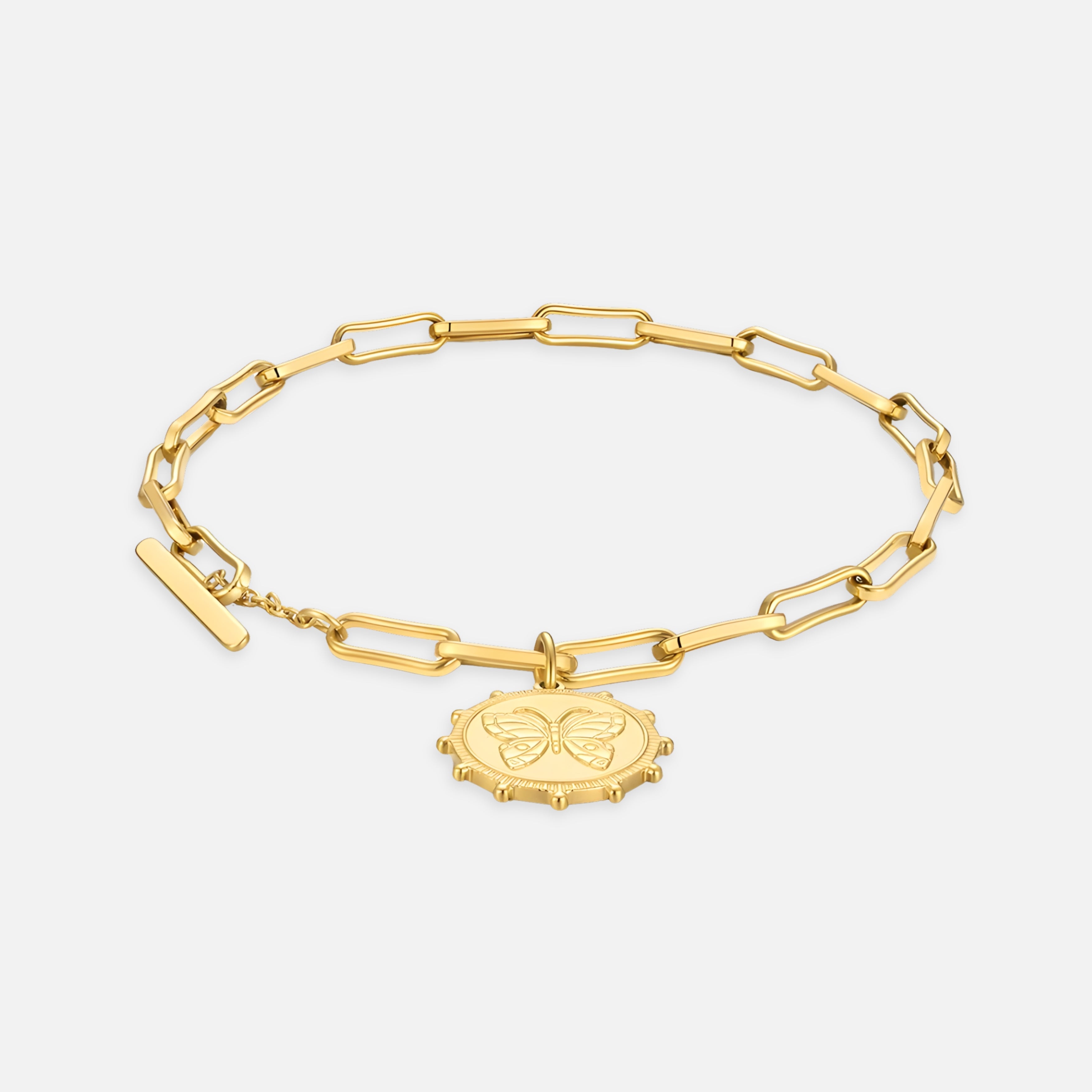 Aurelia Butterfly Gold Bracelet