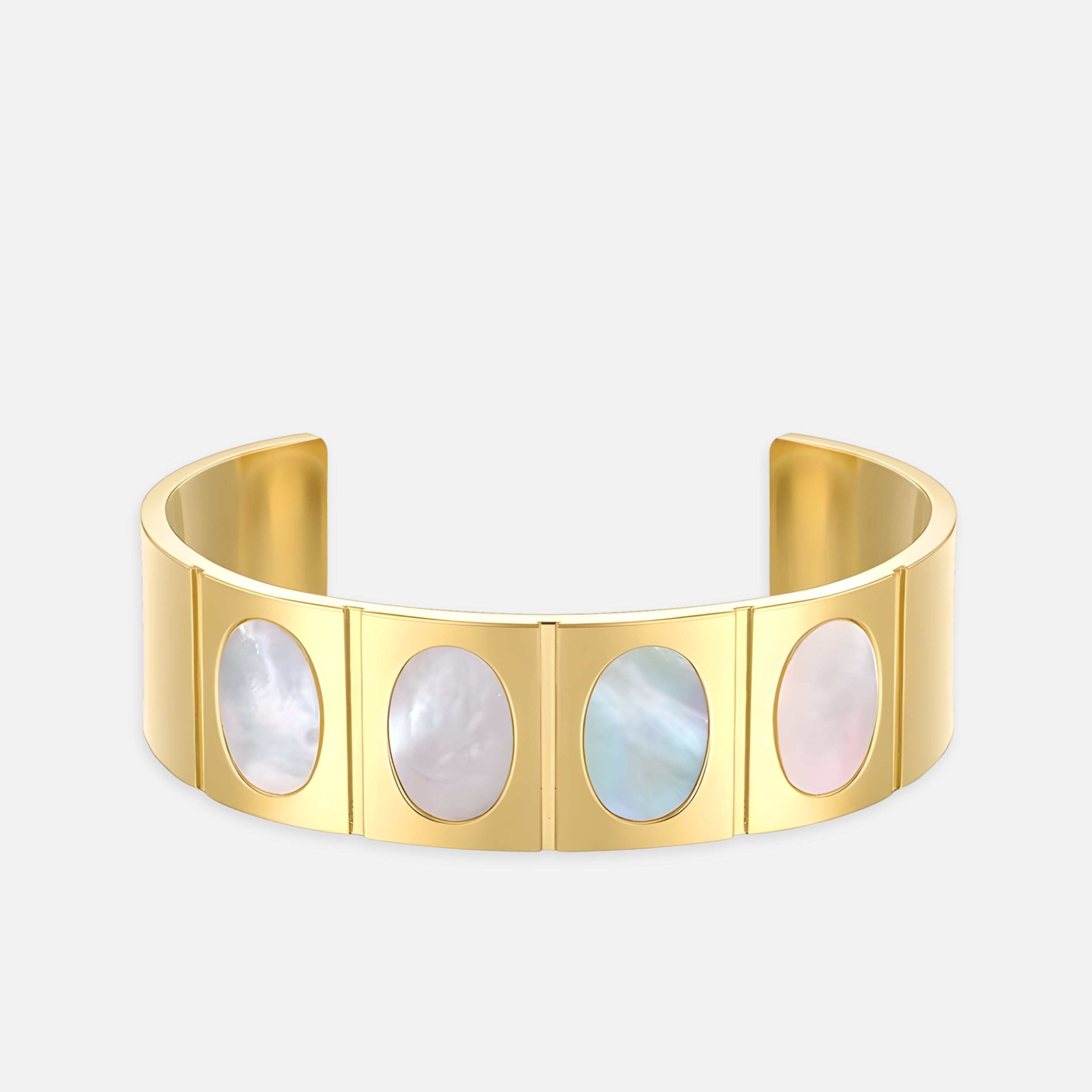 Azure Mother of Pearl Cuff