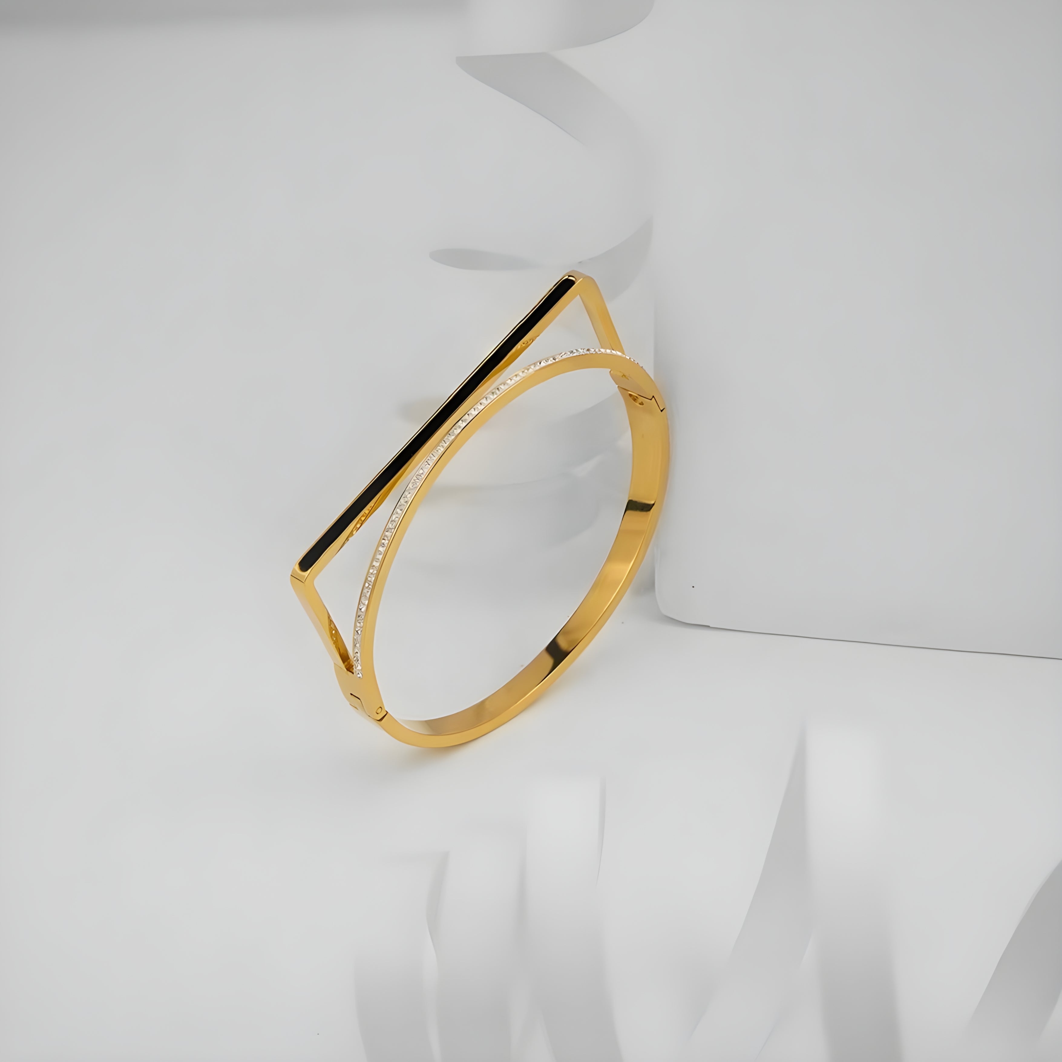 Solis Gold Cuff Bracelet