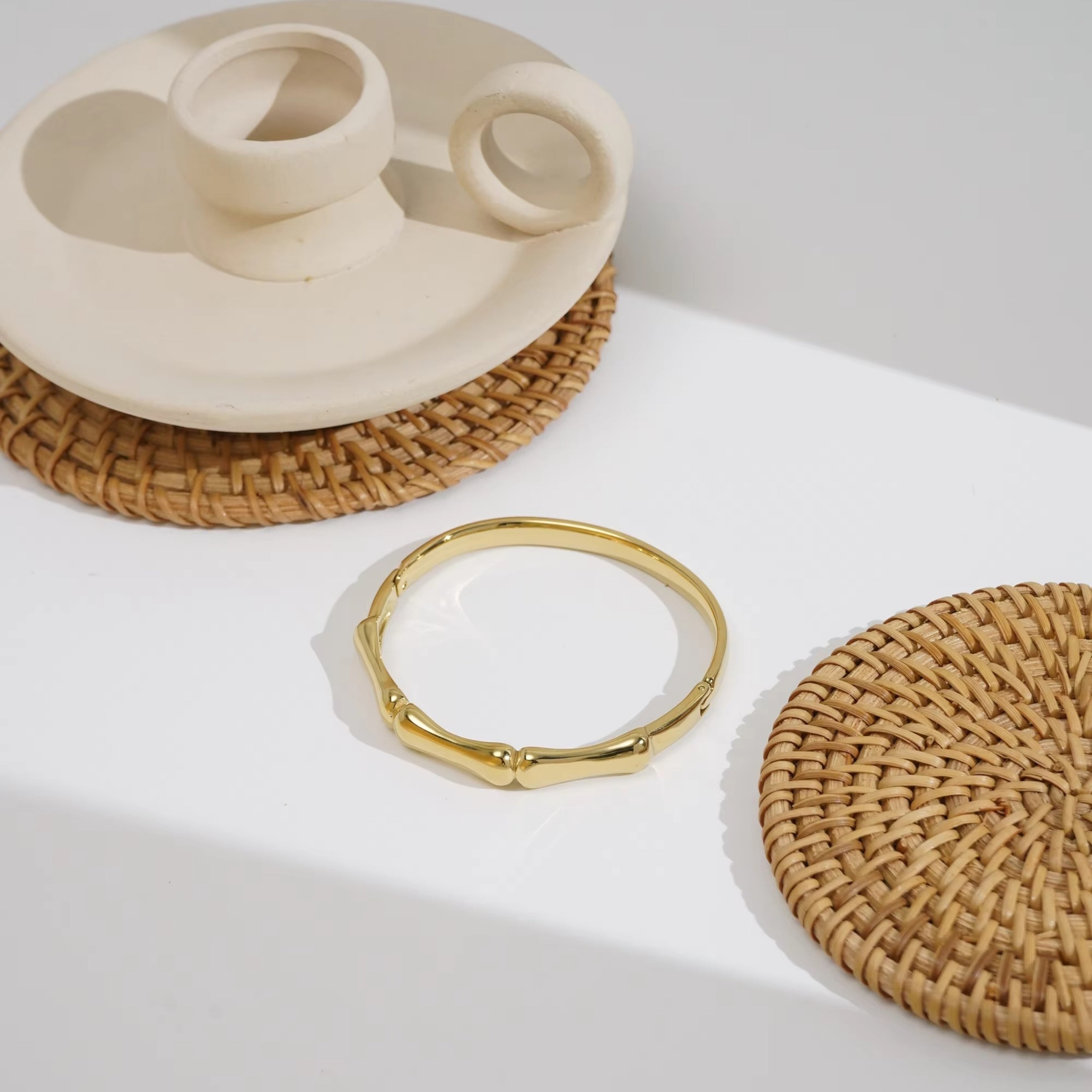 Nova Gold Cuff Bracelet