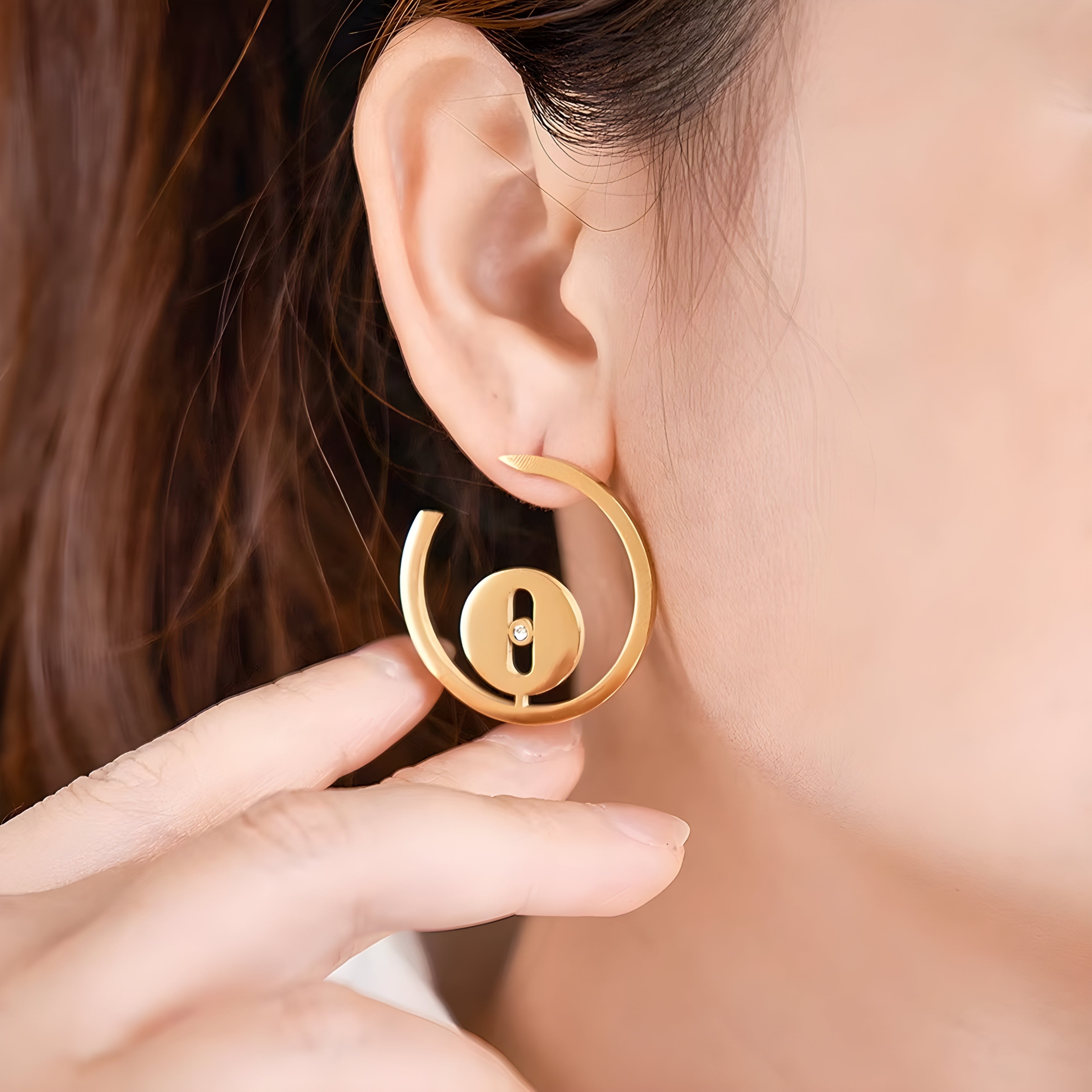 Orbita Gold Earrings