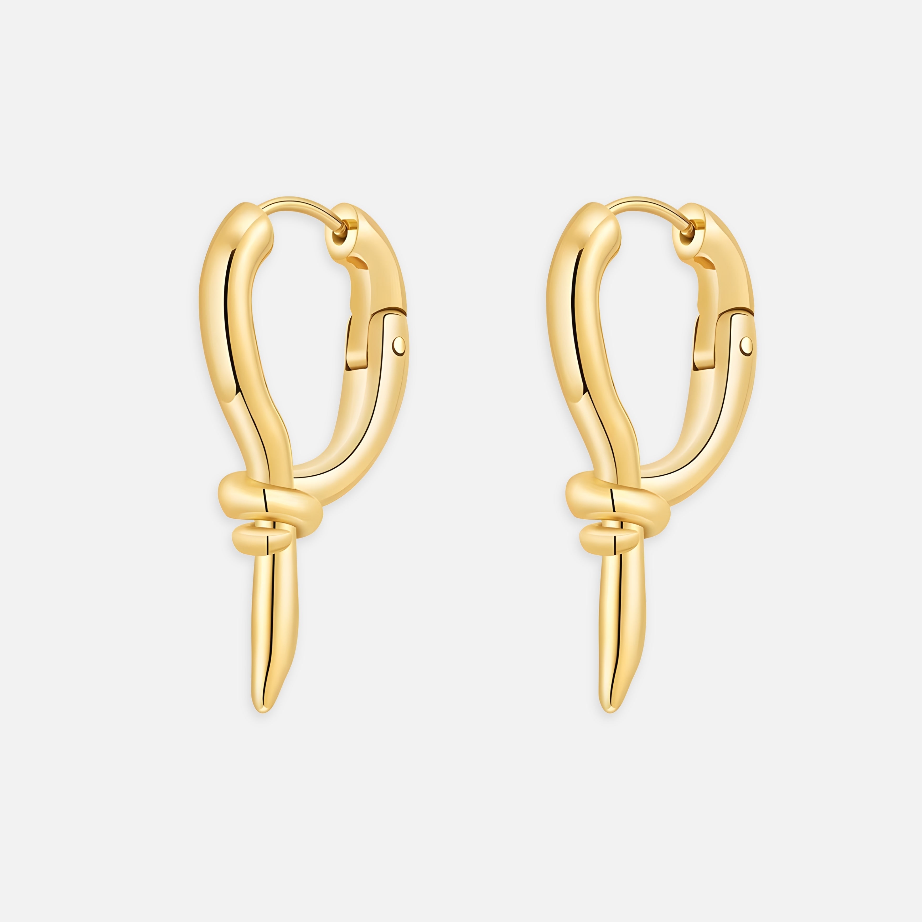 Knotta Twist Knot Hoops Earrings