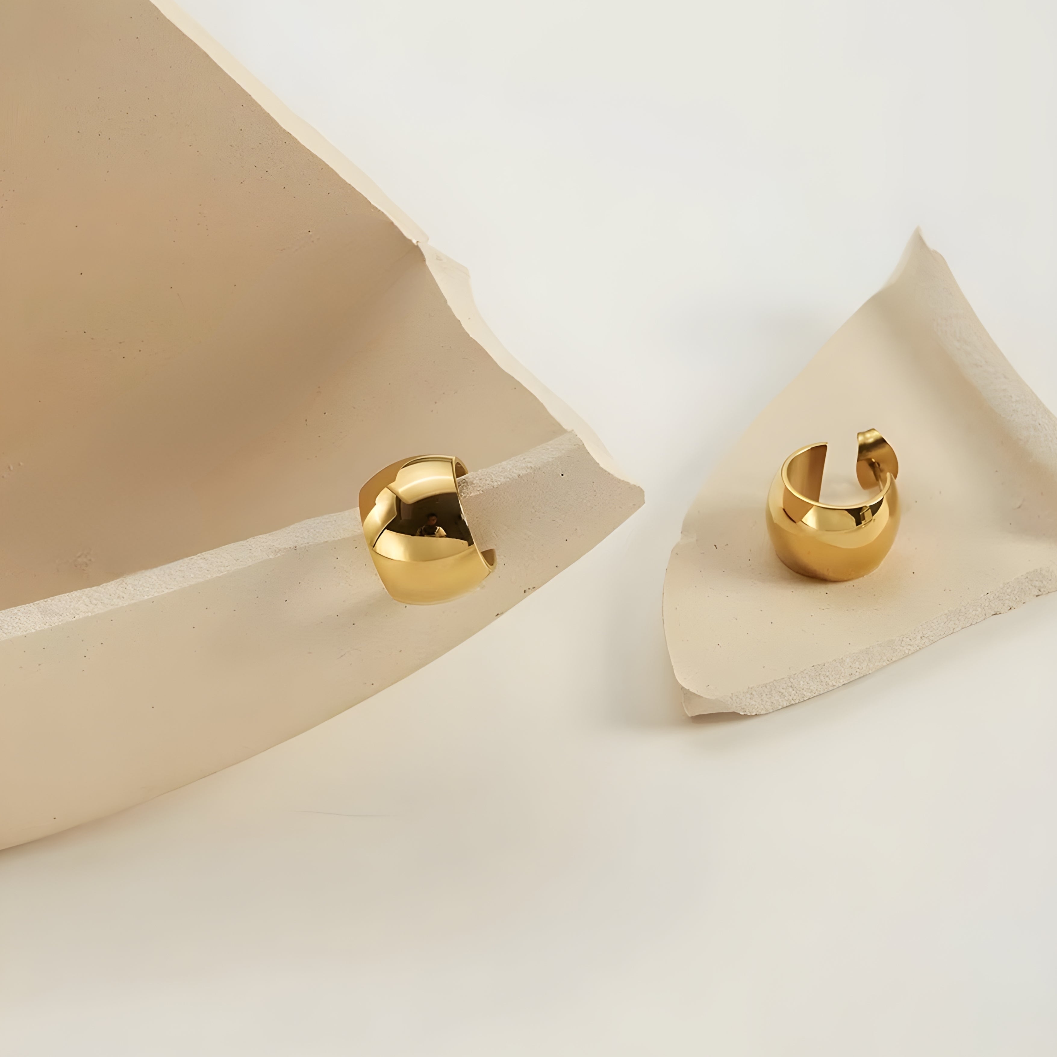 Niva Shell Hoops Earring