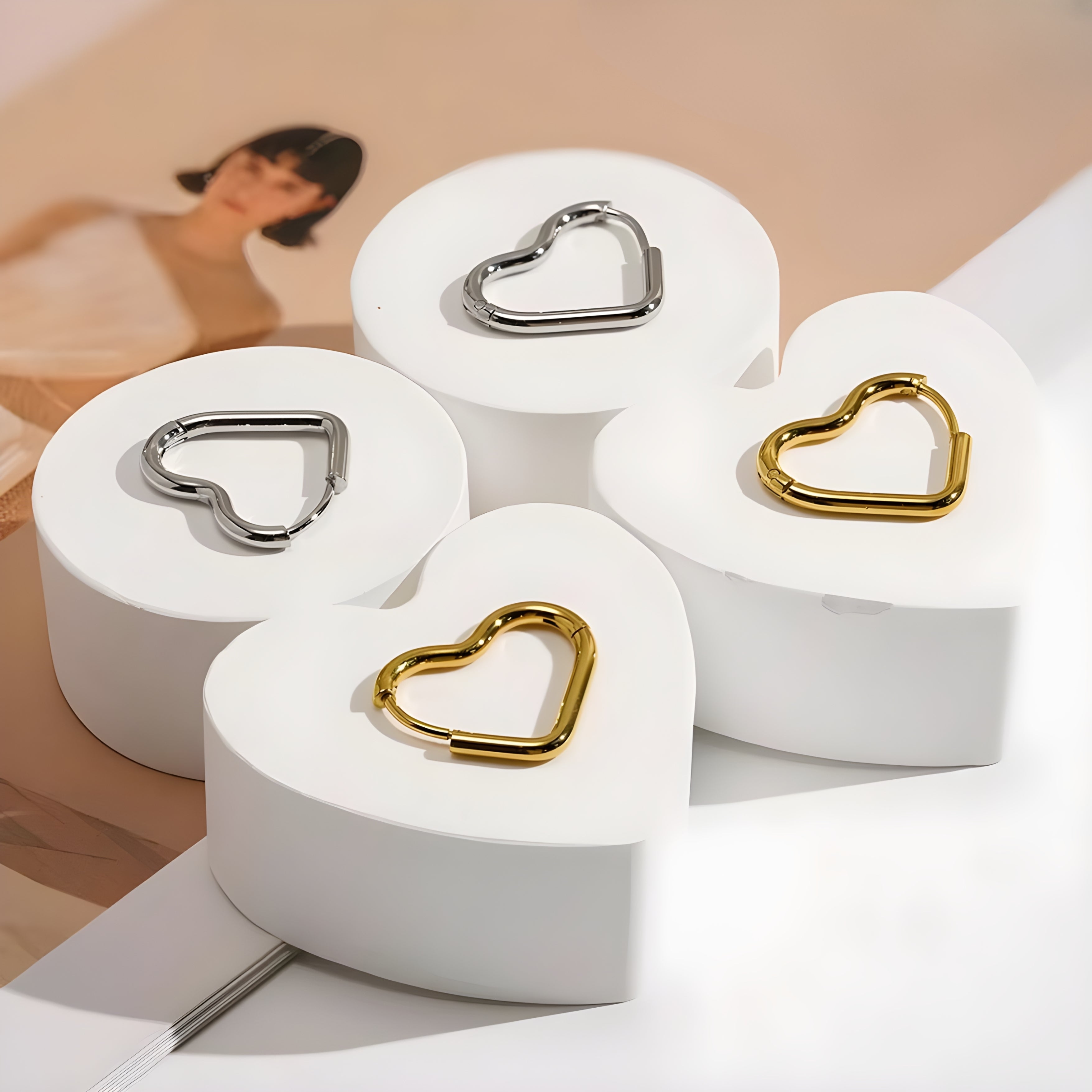 Elara Heart Earrings