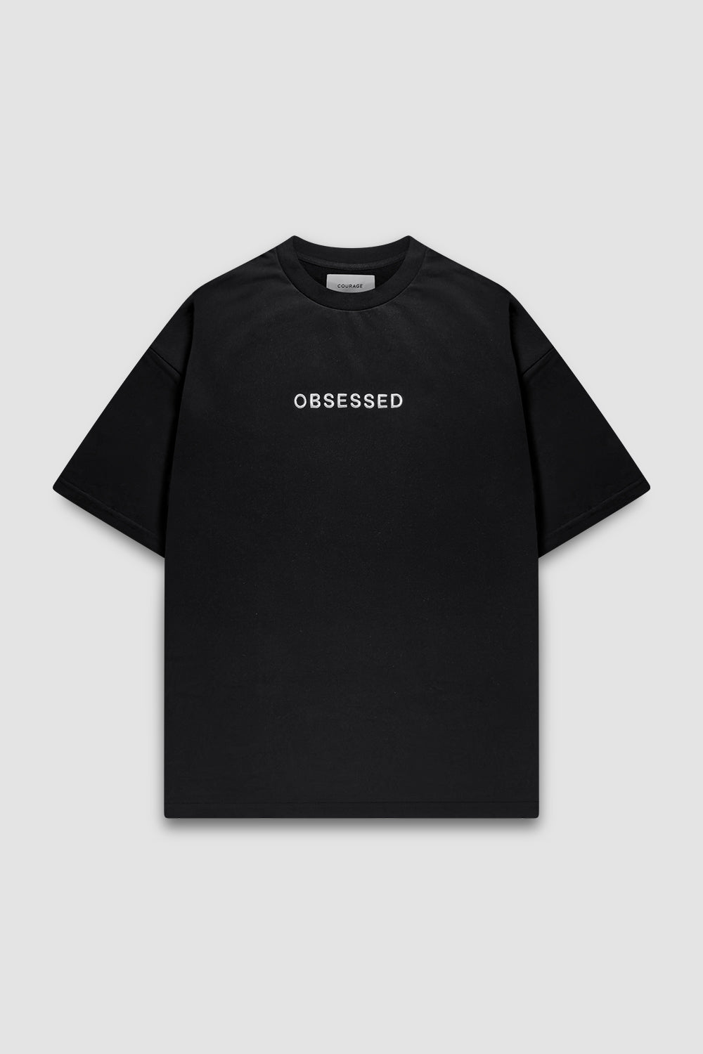 T-Shirt Oversized Fit Unisex "Impact" Black