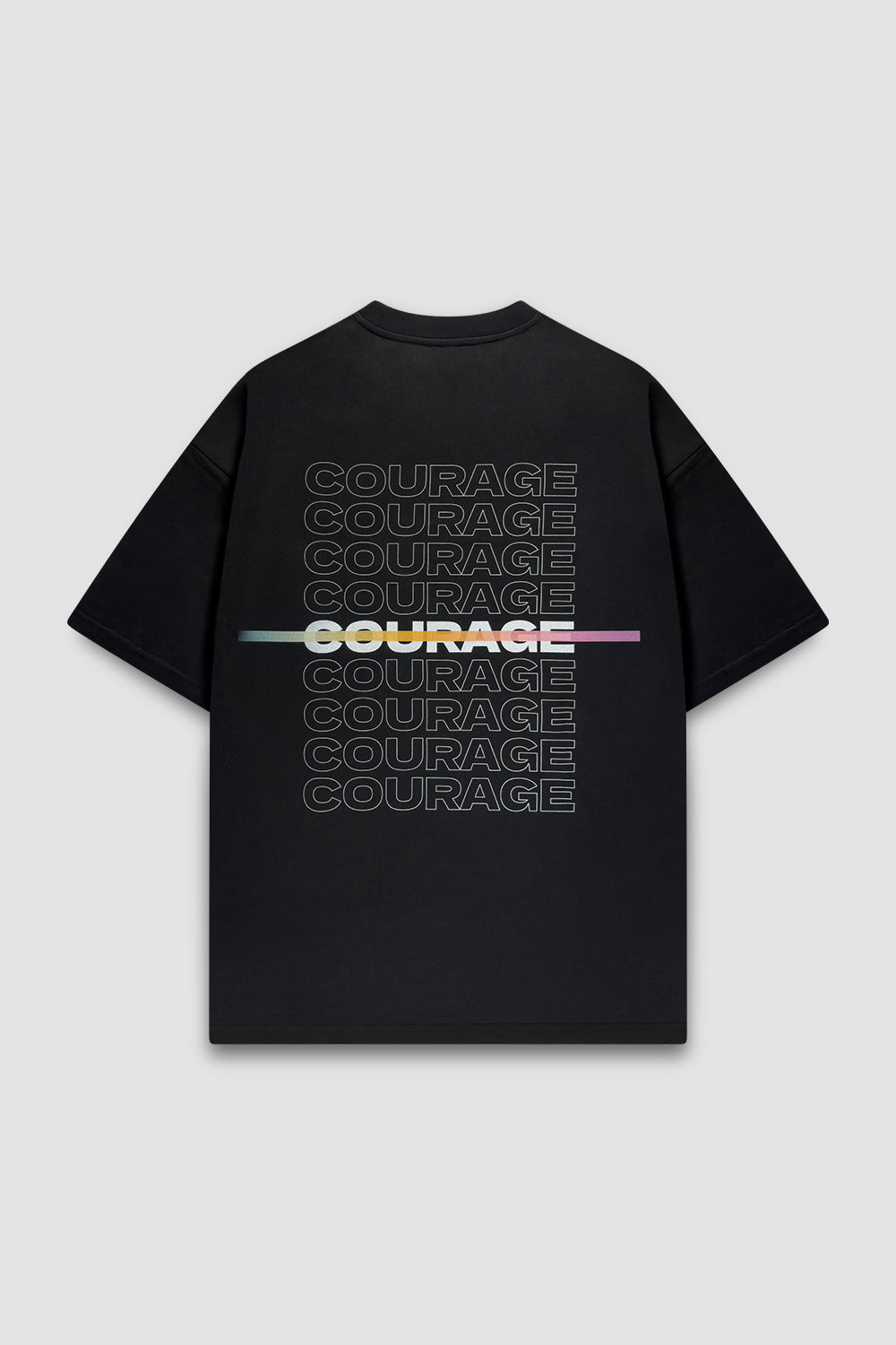 T-Shirt Oversized Fit Unisex "Impact" Black