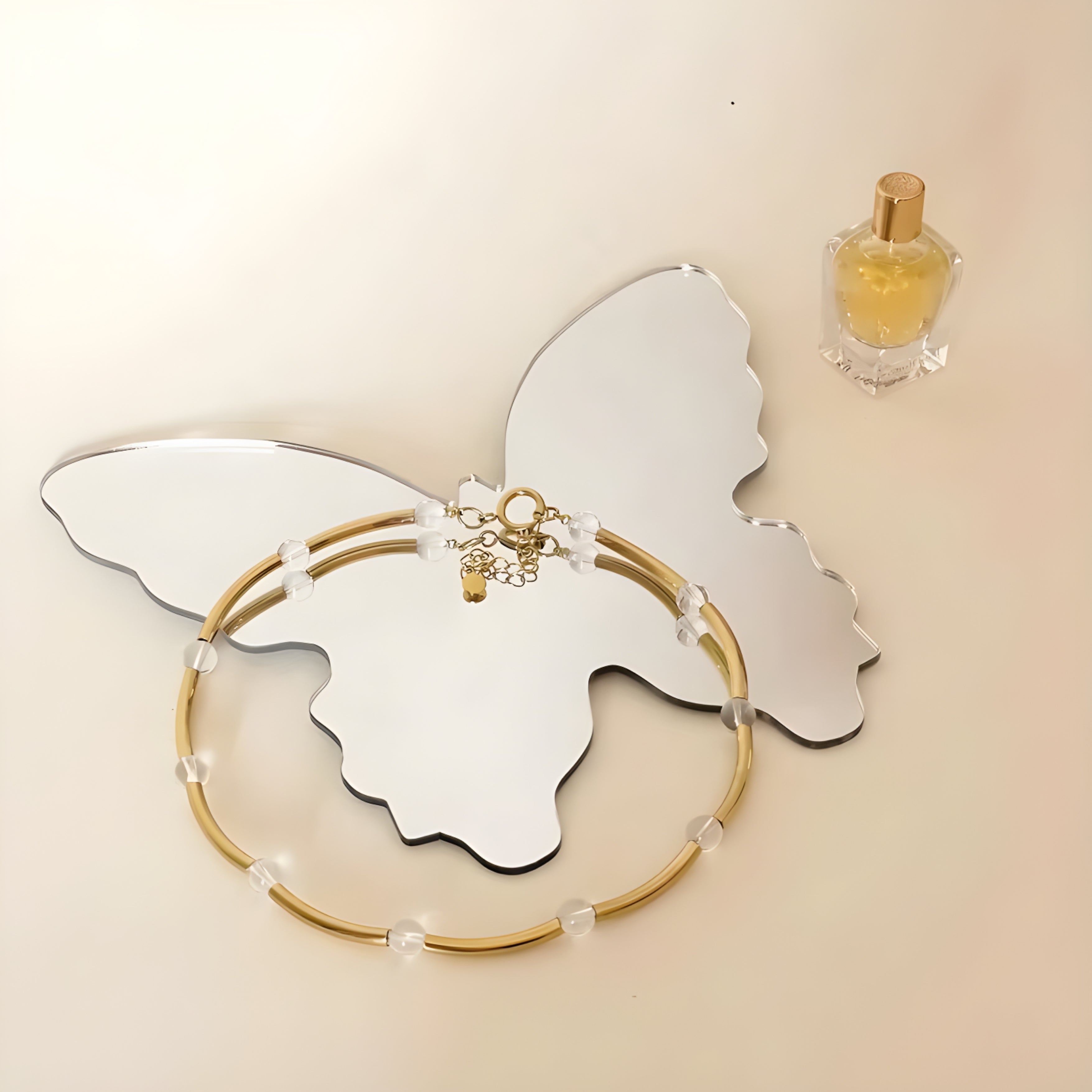 Prism Glass Bead Necklace