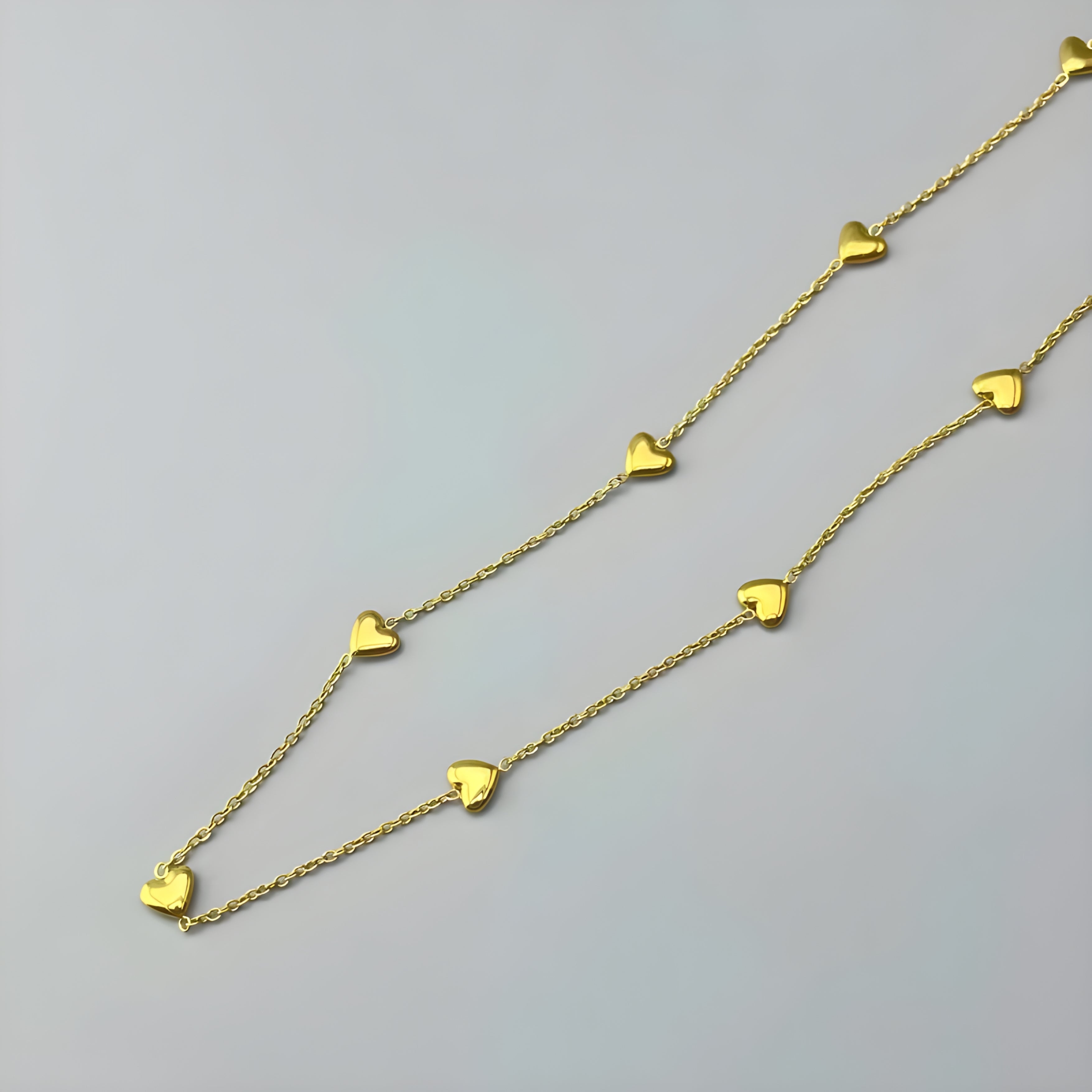 Valentine Heart Choker Necklace