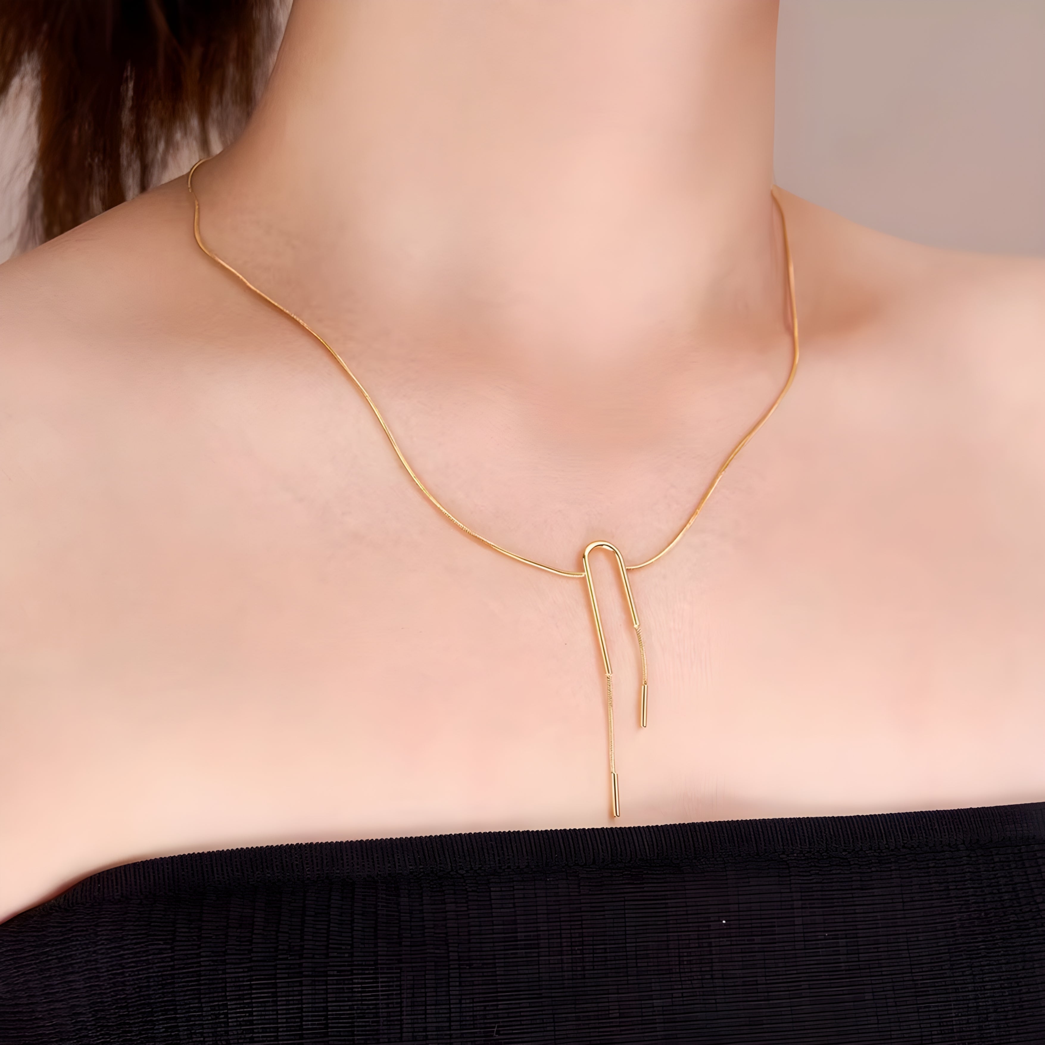 Lynx Gold Necklace