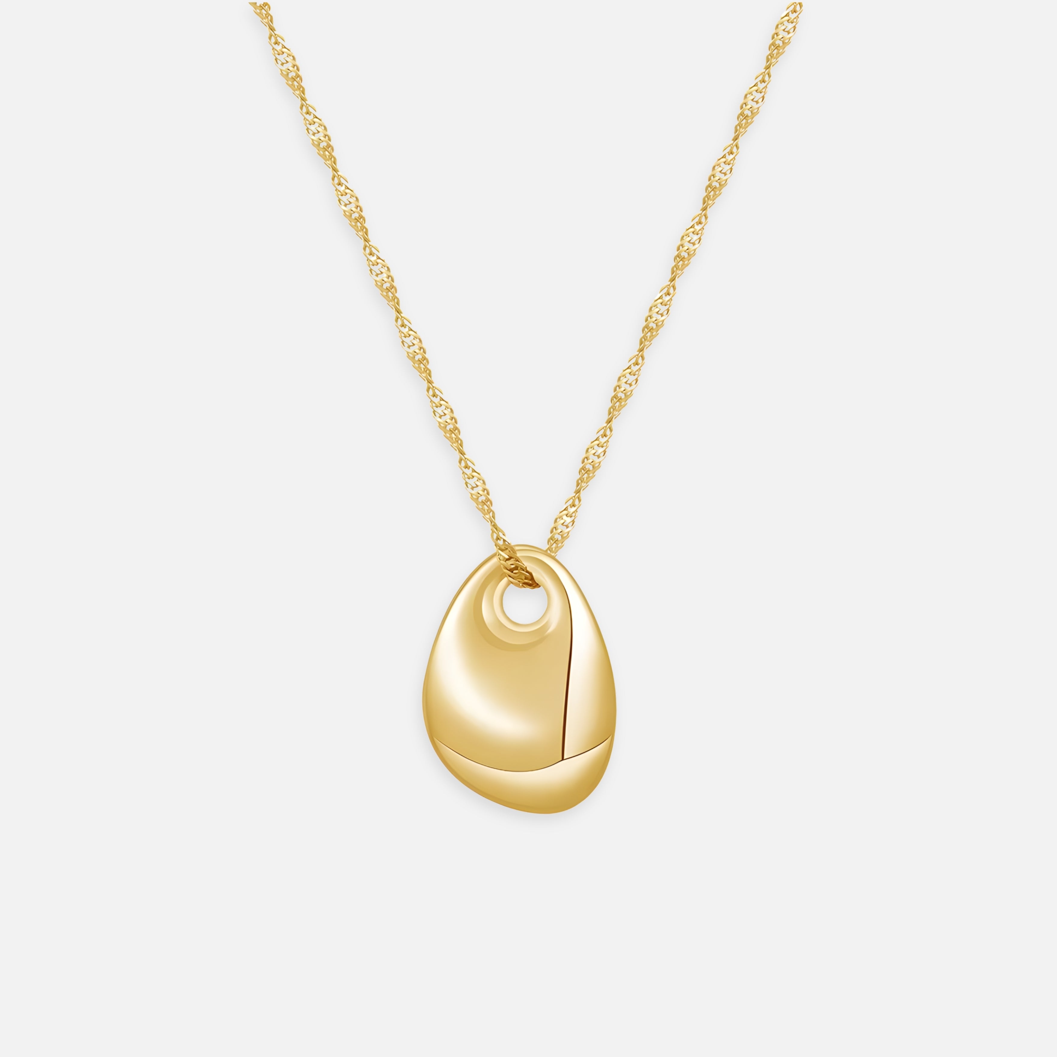 Solace Twist Chain Gold Necklace