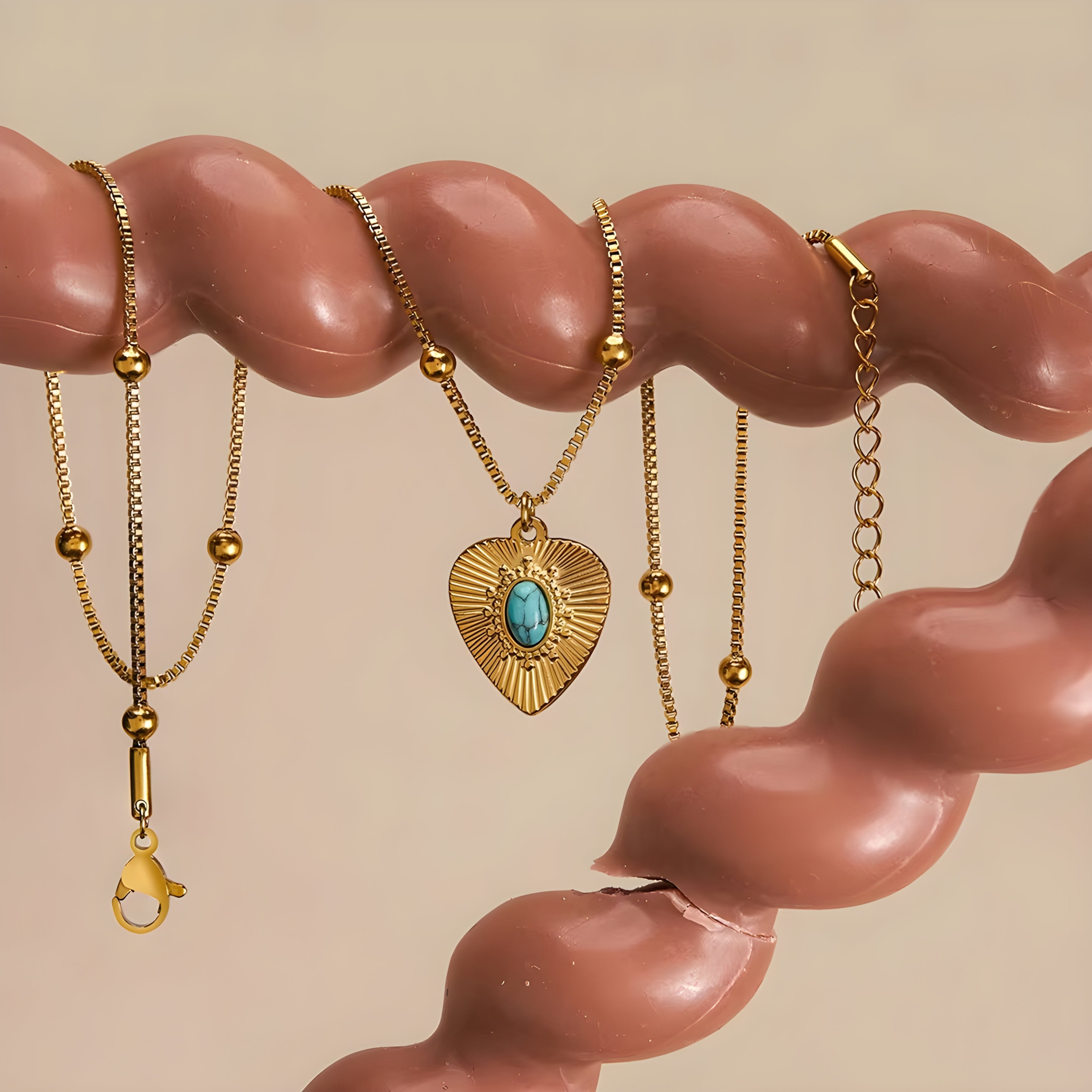 Heart Stone Necklace