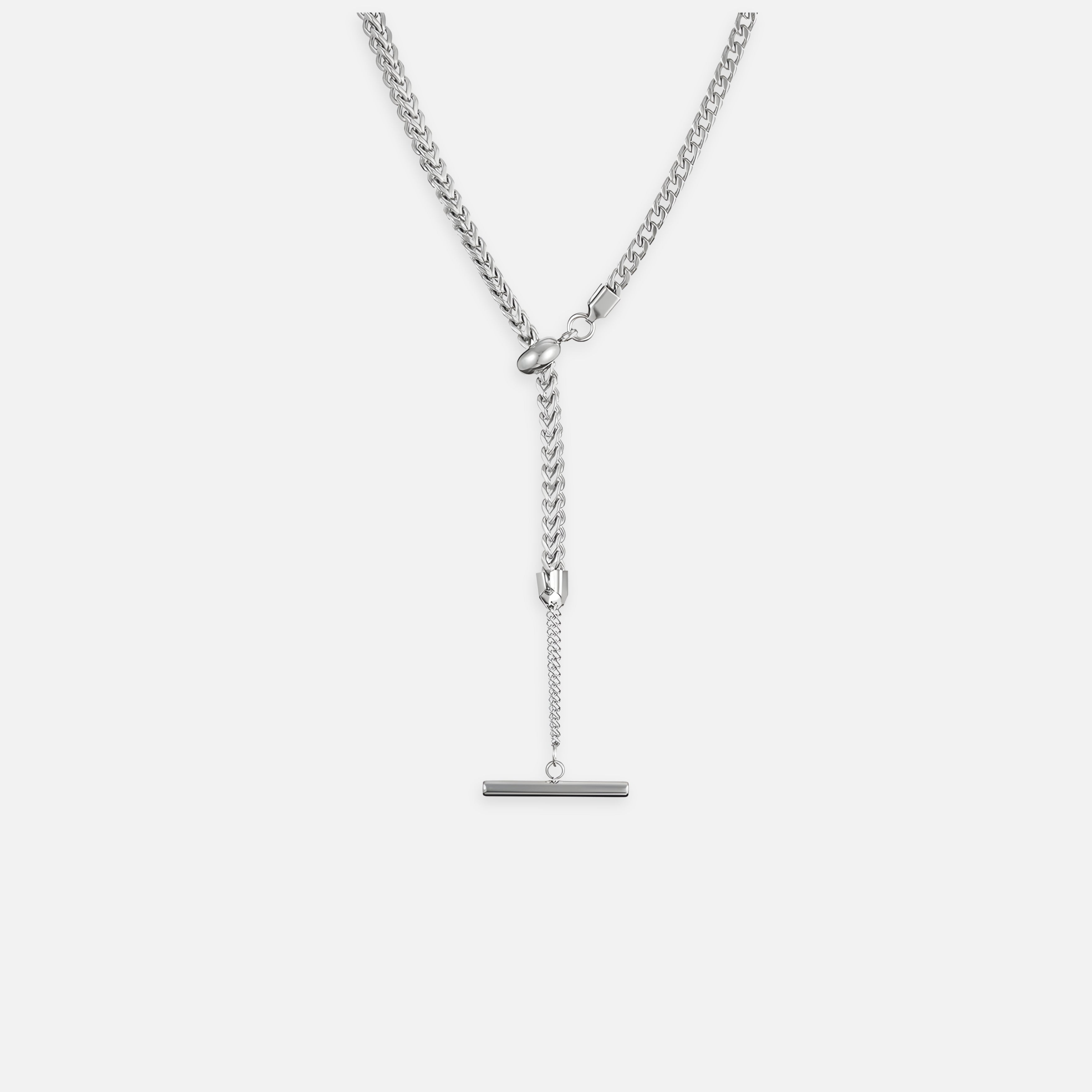 Forge Dragon T-Bar Necklace