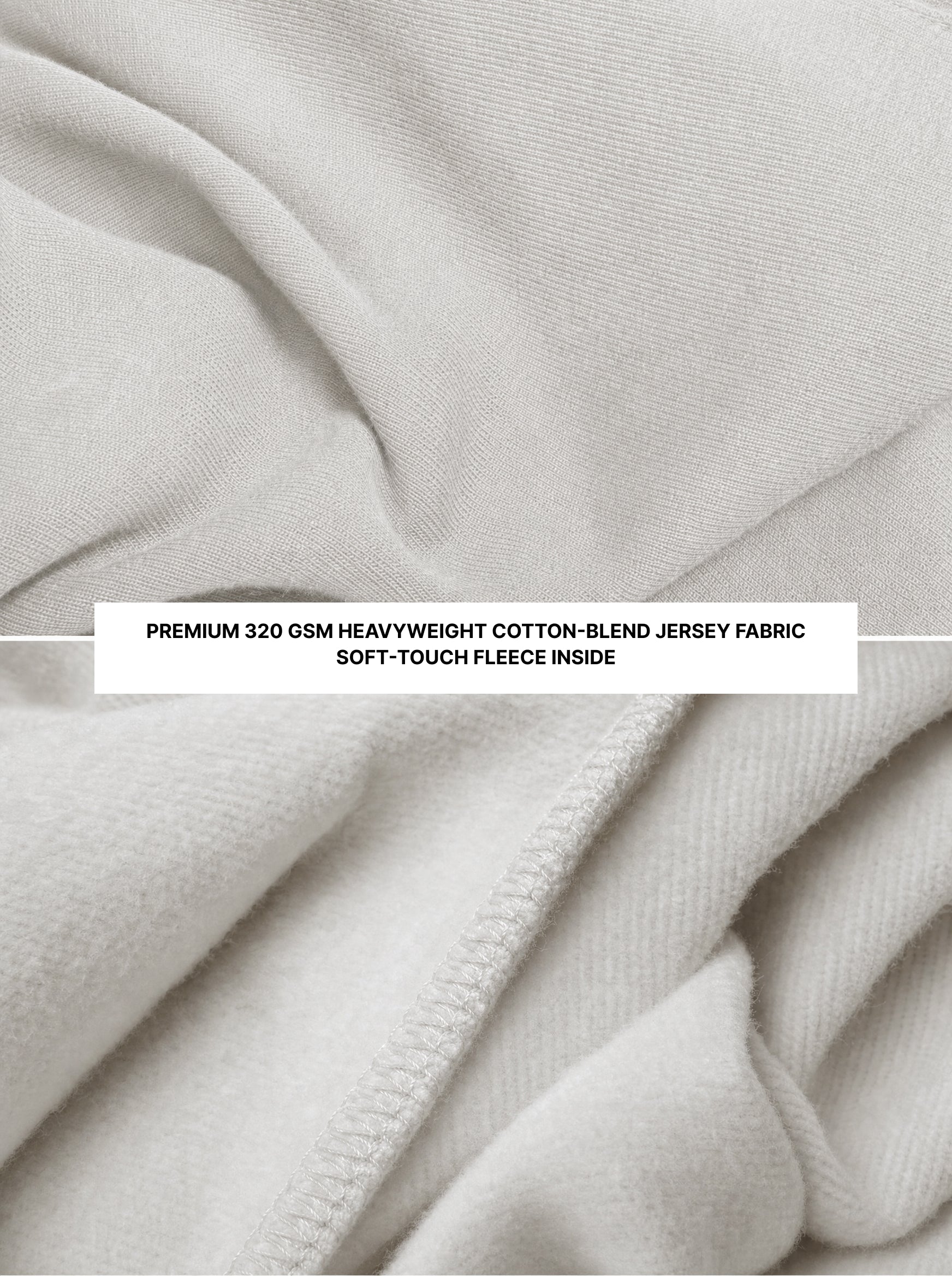 Baggy Hoodie Oversized Fit "Vanguard" White