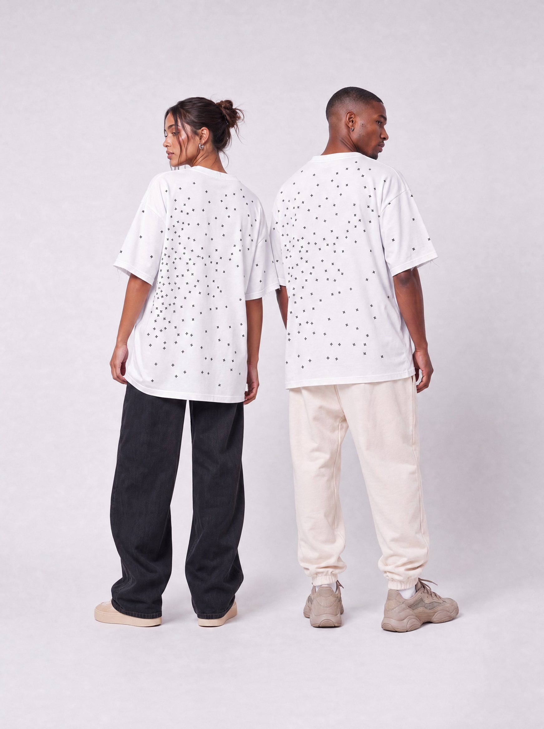 T-Shirt Oversized Fit Unisex "Prime" White