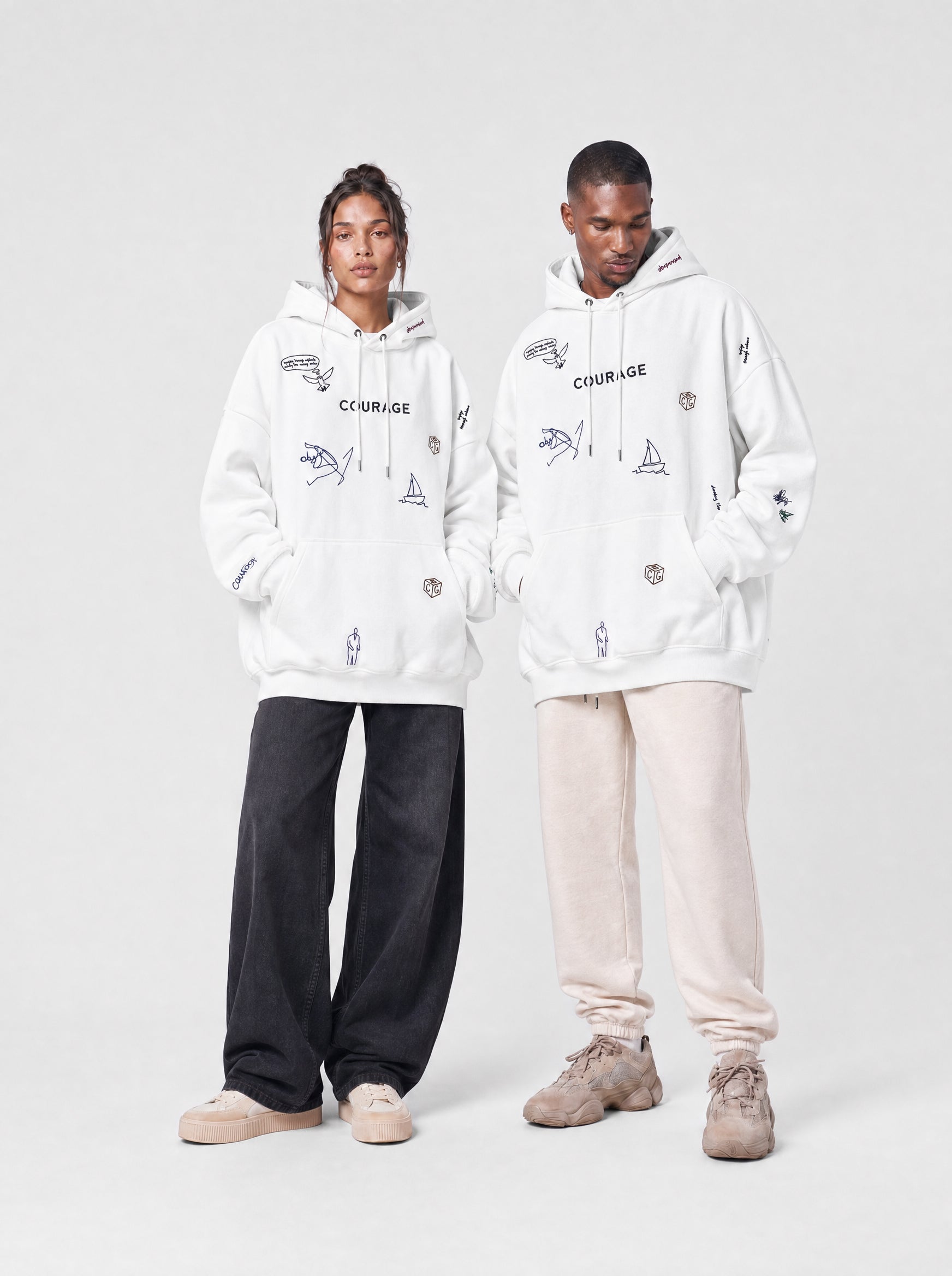 Baggy Hoodie Oversized Fit "Essence"