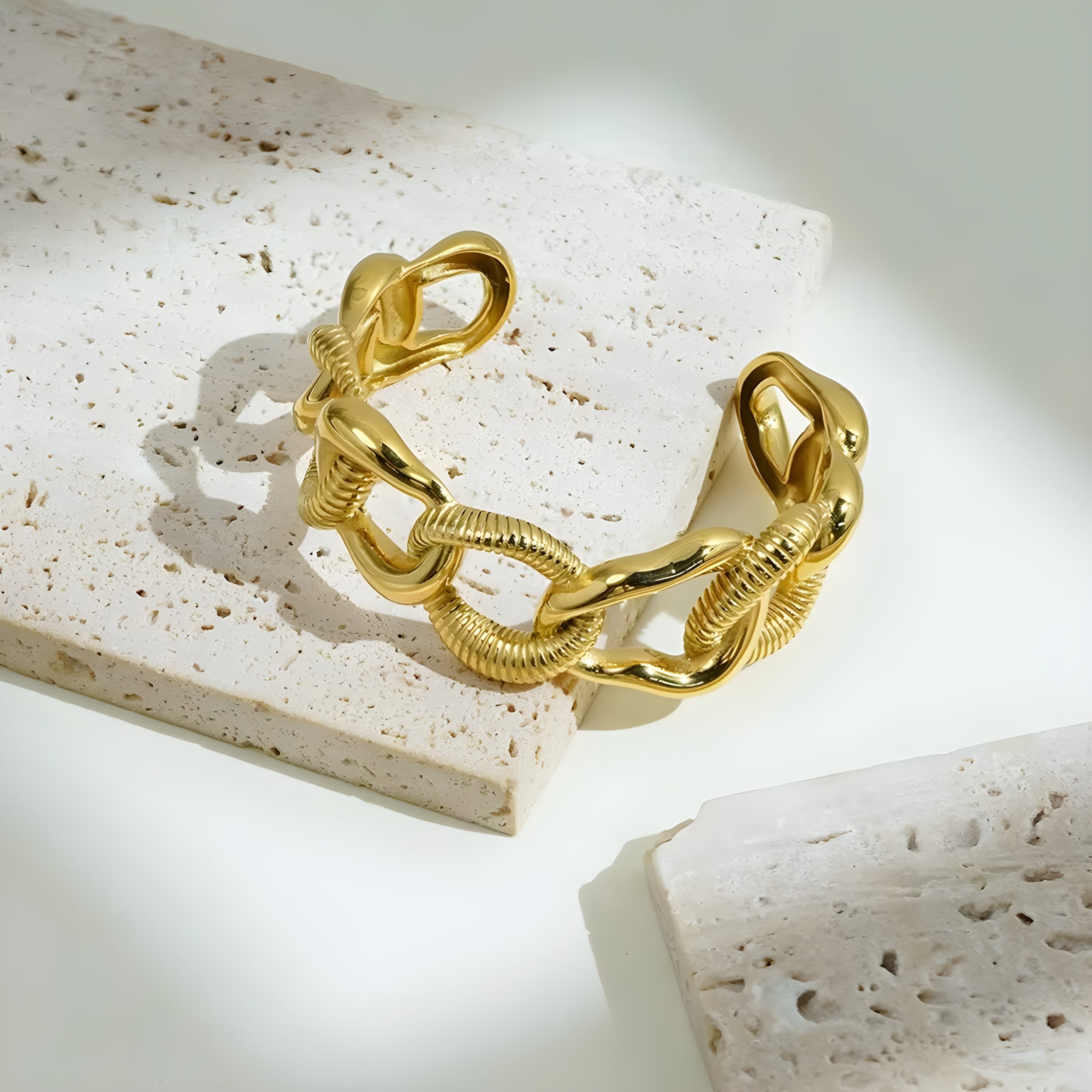 Orion Gold Cuff Bracelet