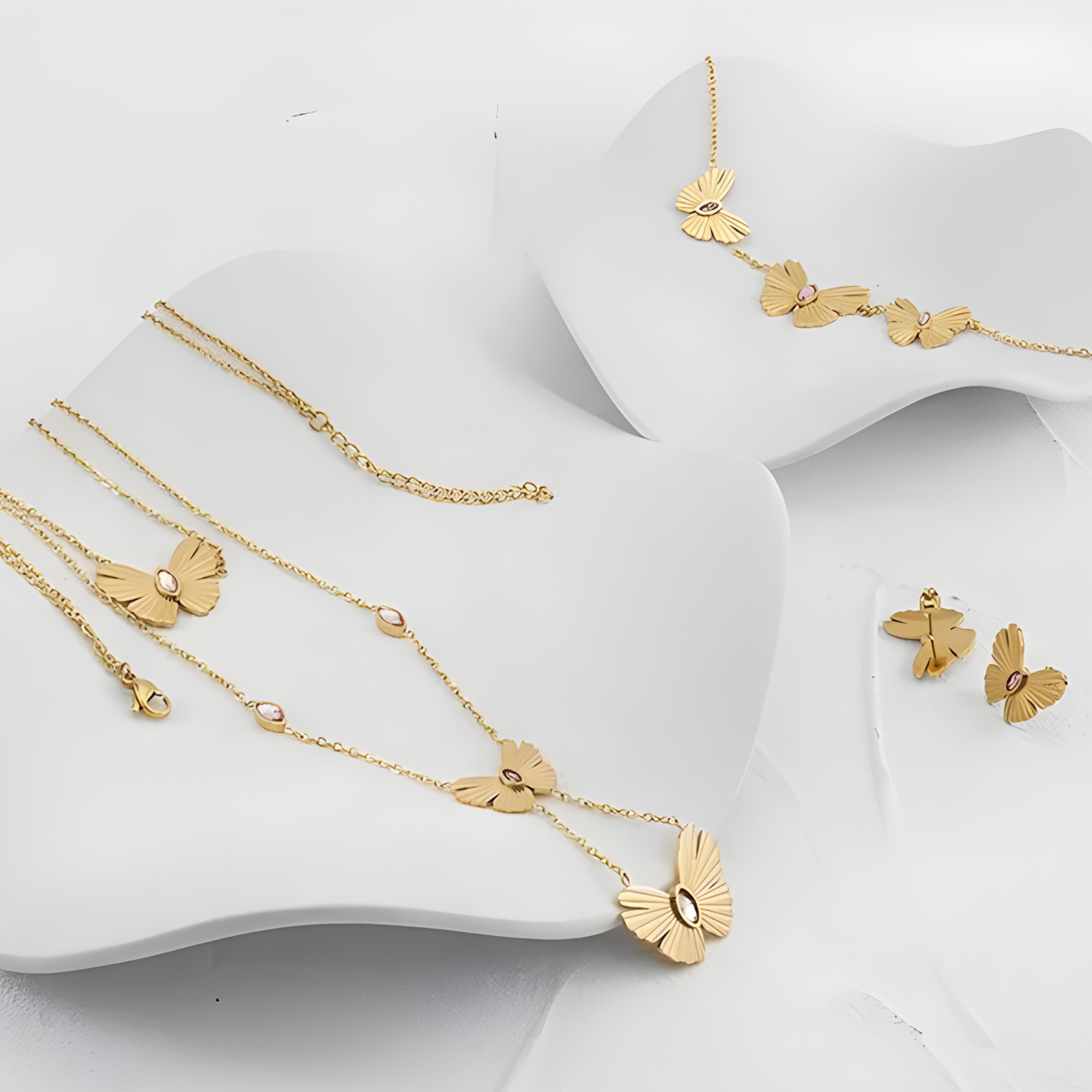 Aurelia Butterfly Gold Earrings