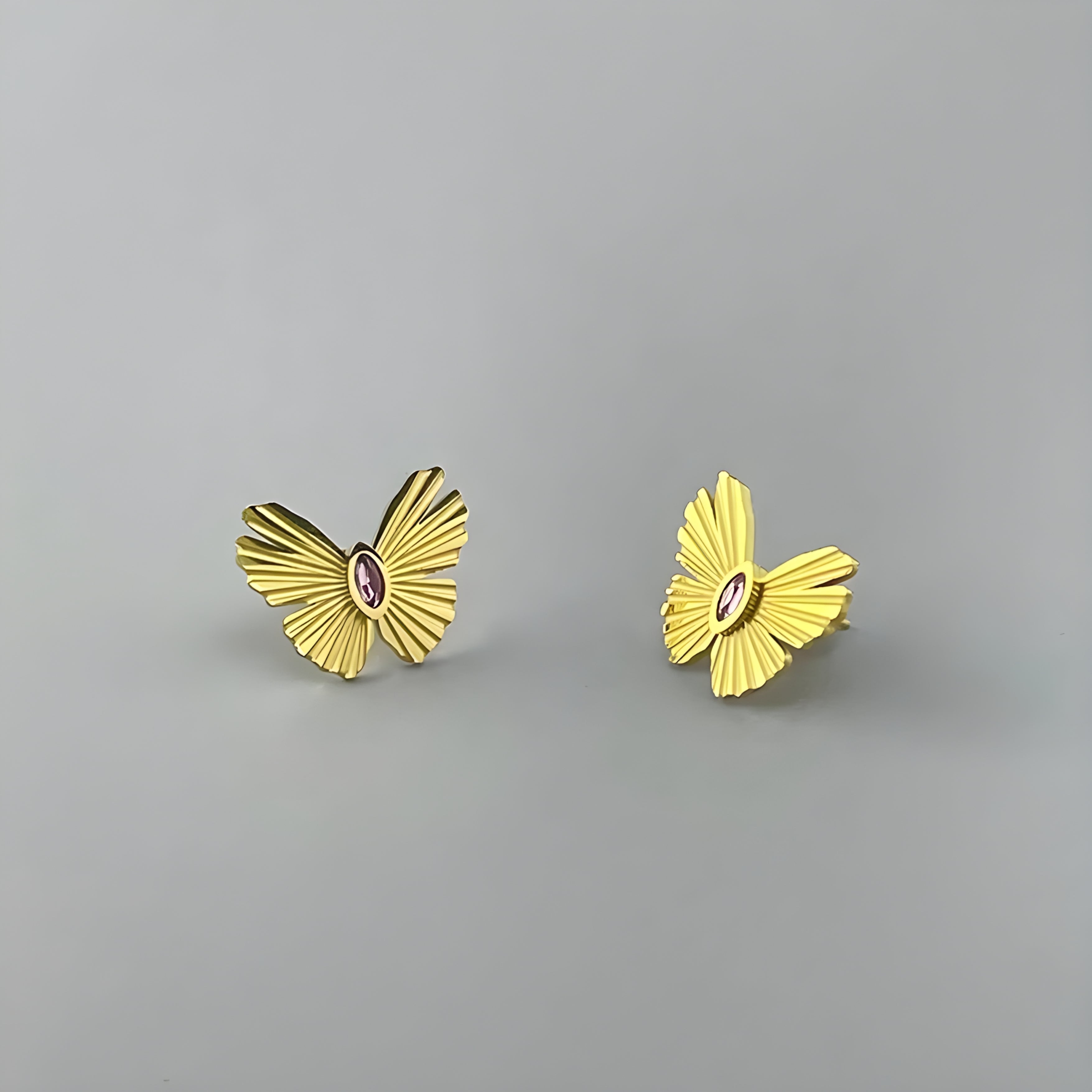 Aurelia Butterfly Gold Earrings