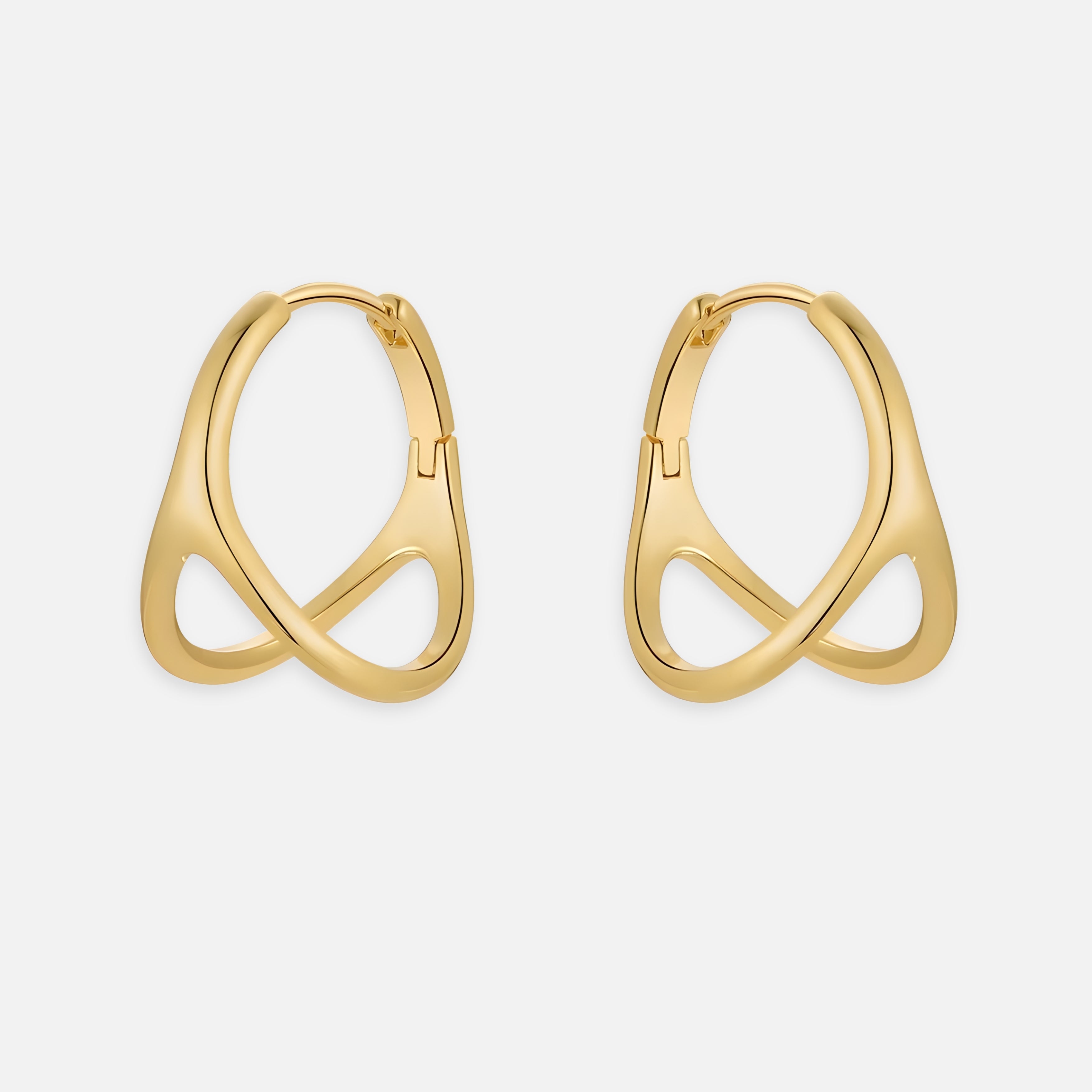 Flow Hoop Earrings