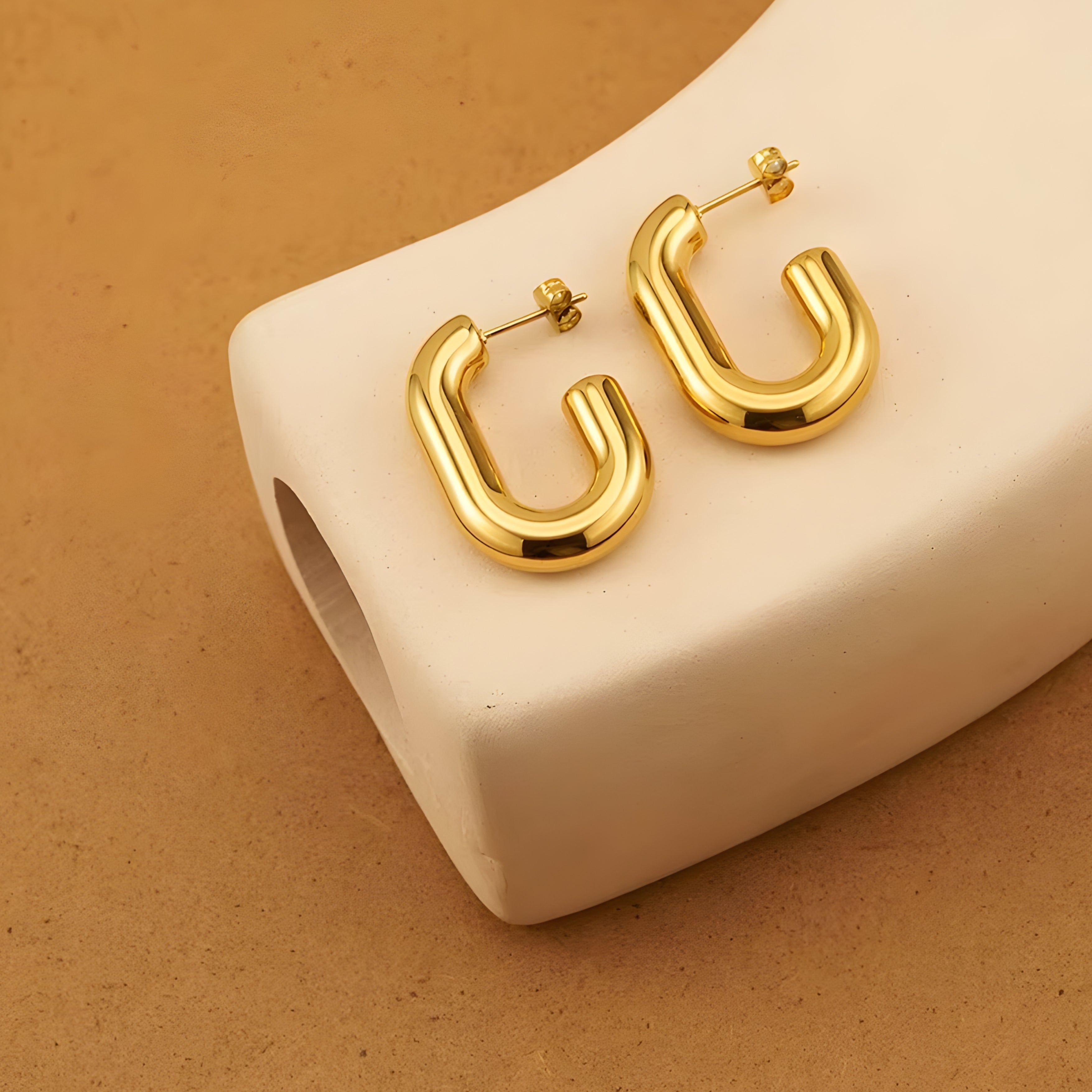 Lunox Sculpted Loop Earrings