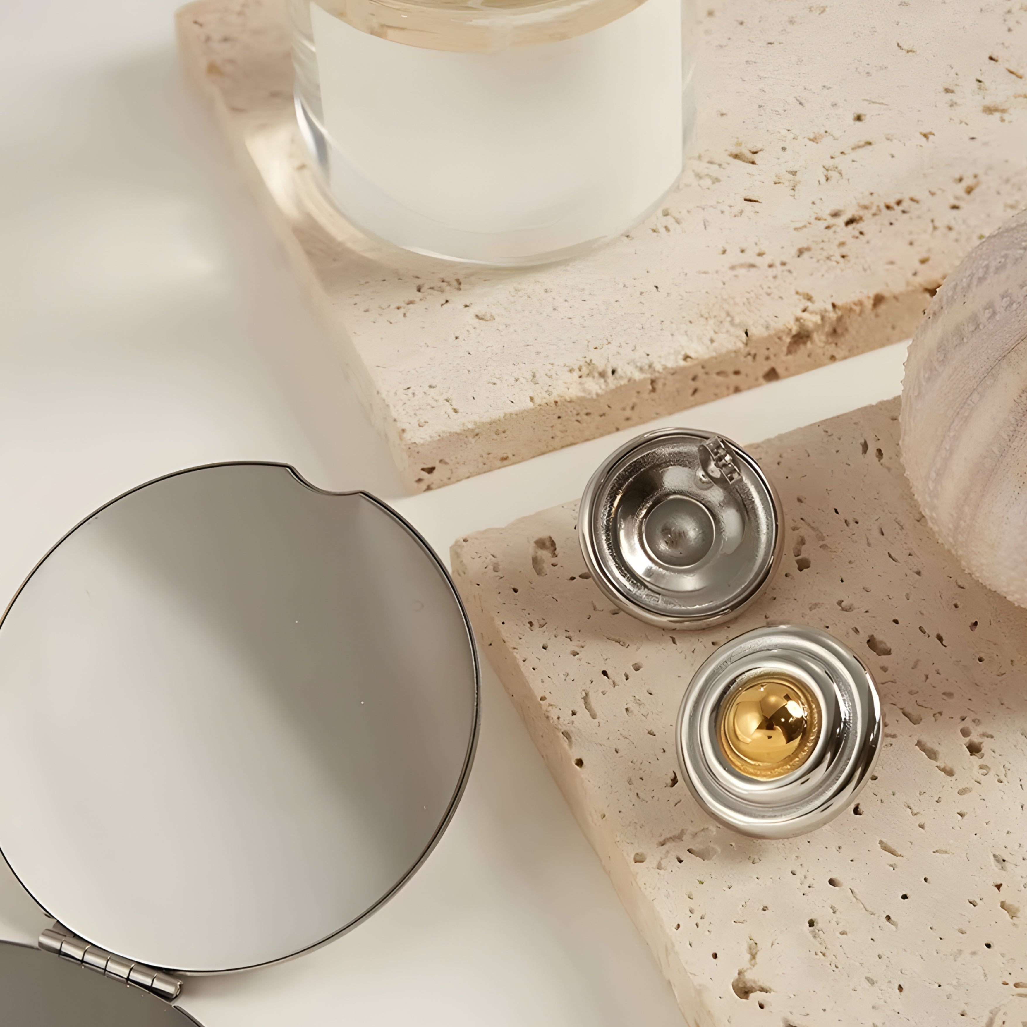 Orbit Dome Stud Earrings