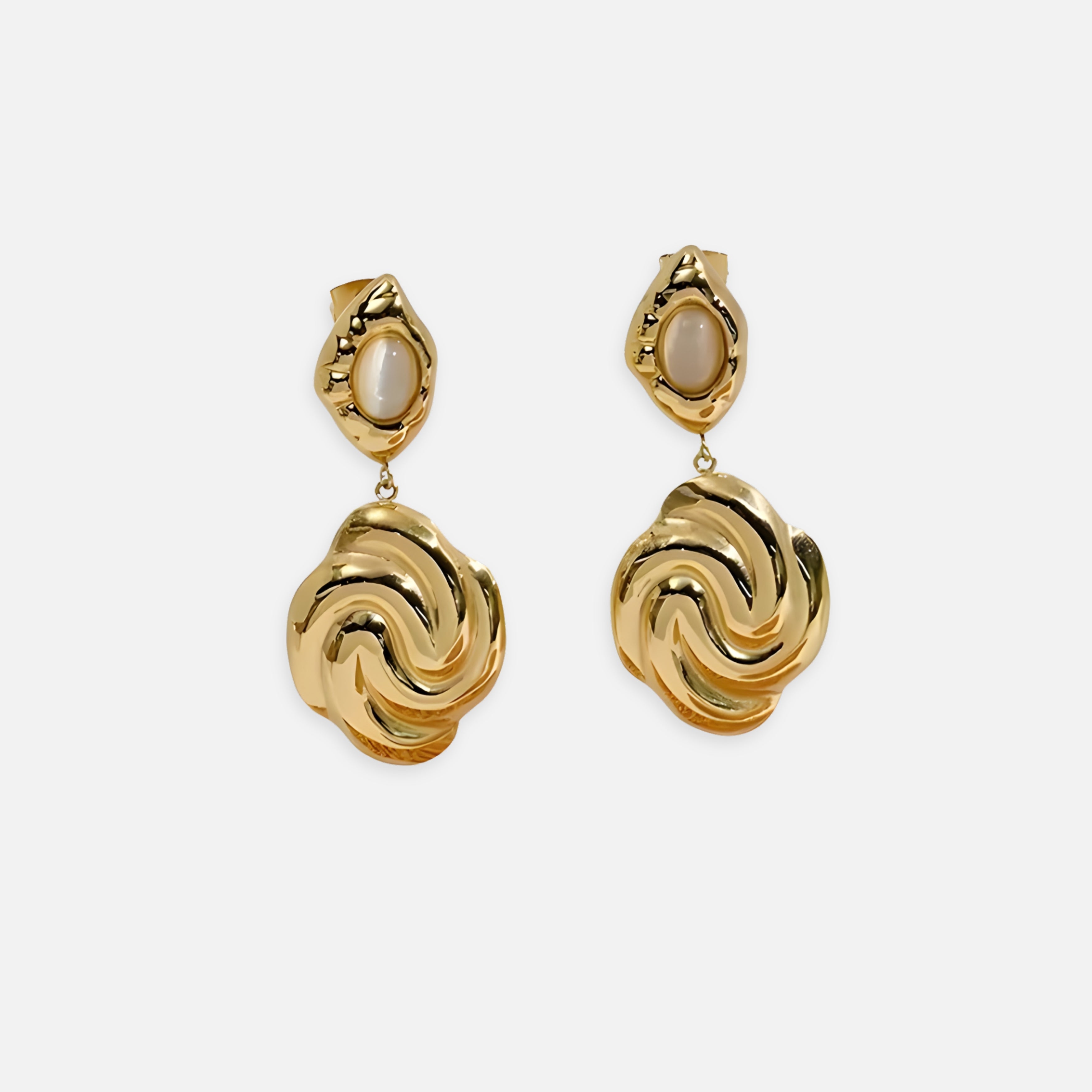 Whirl Dangle Earrings