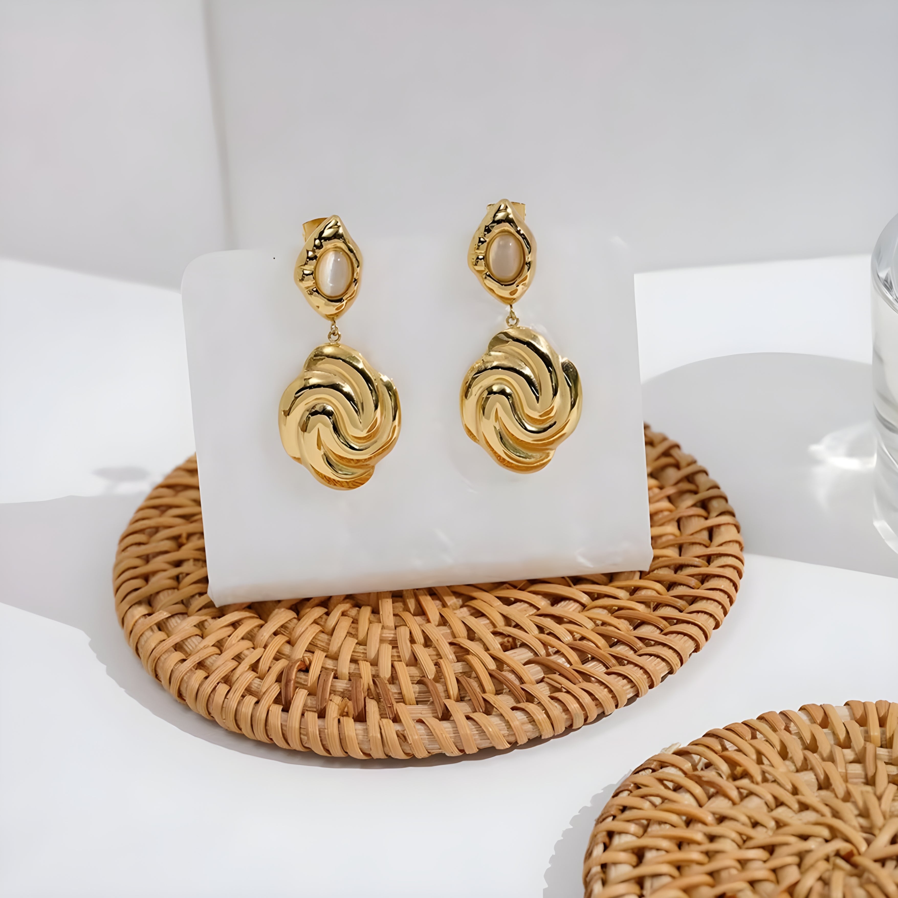 Whirl Dangle Earrings