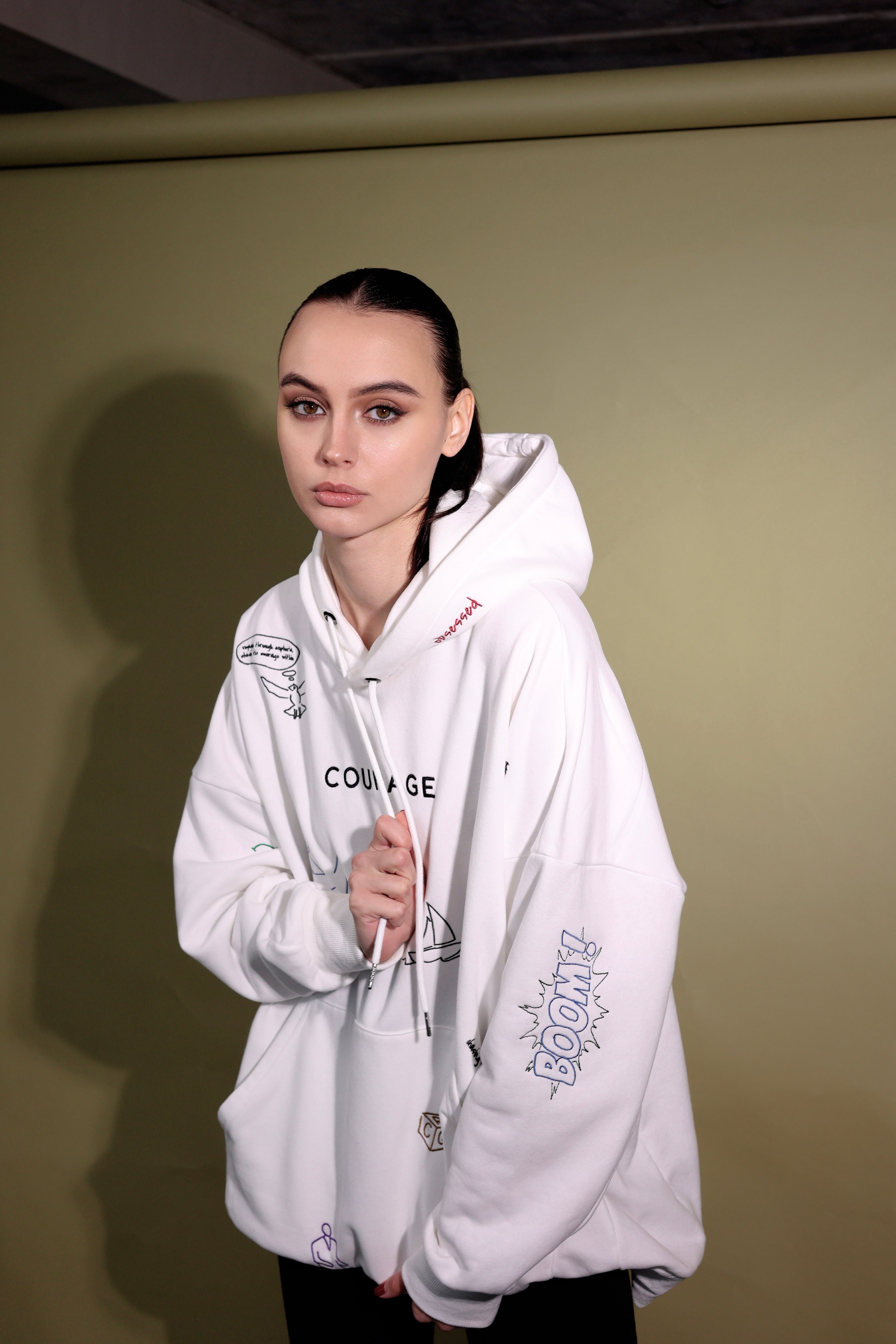 Baggie Oversized Hoodie One-Size Fit, Unisex "Essence"