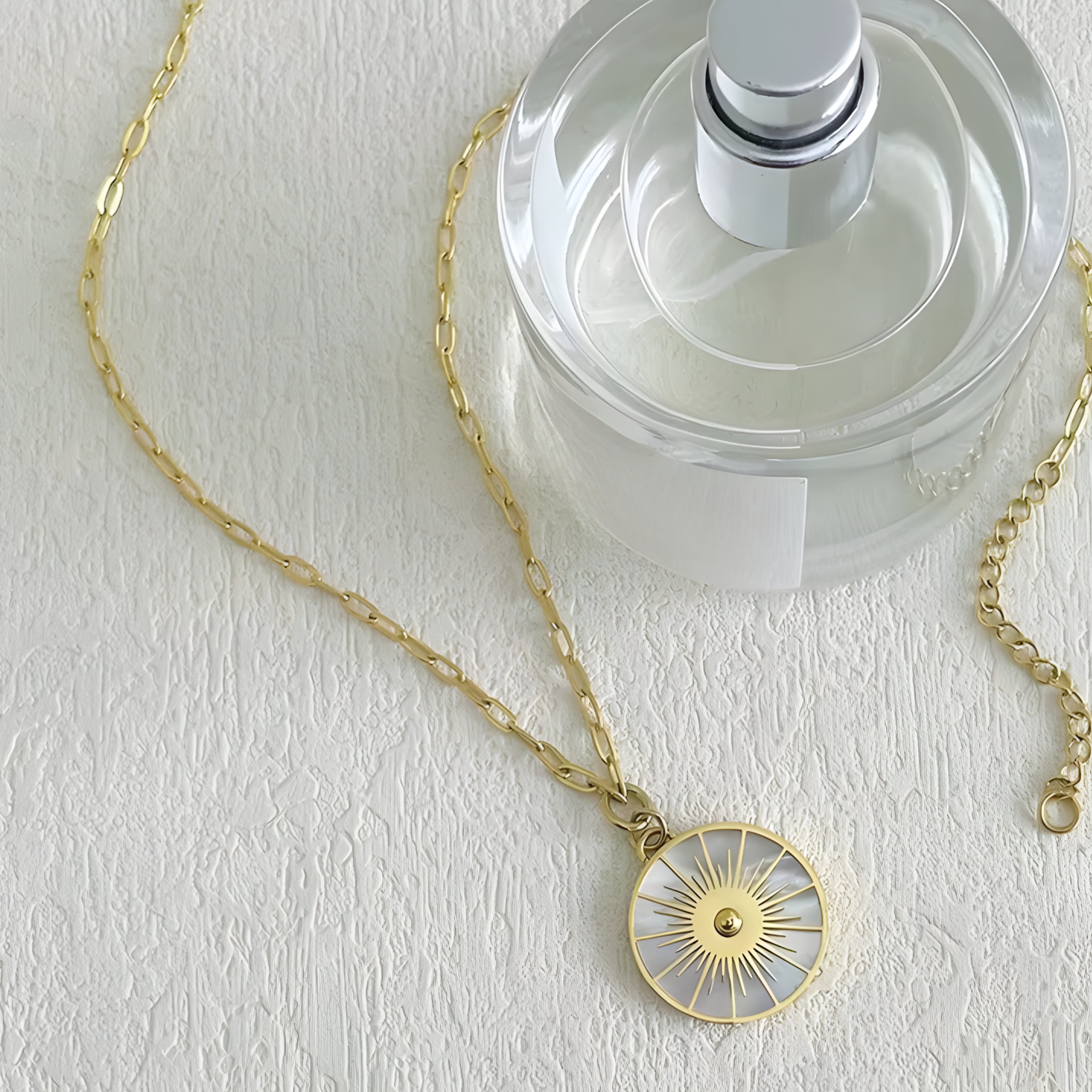 Solene Chain Link Gold Necklace