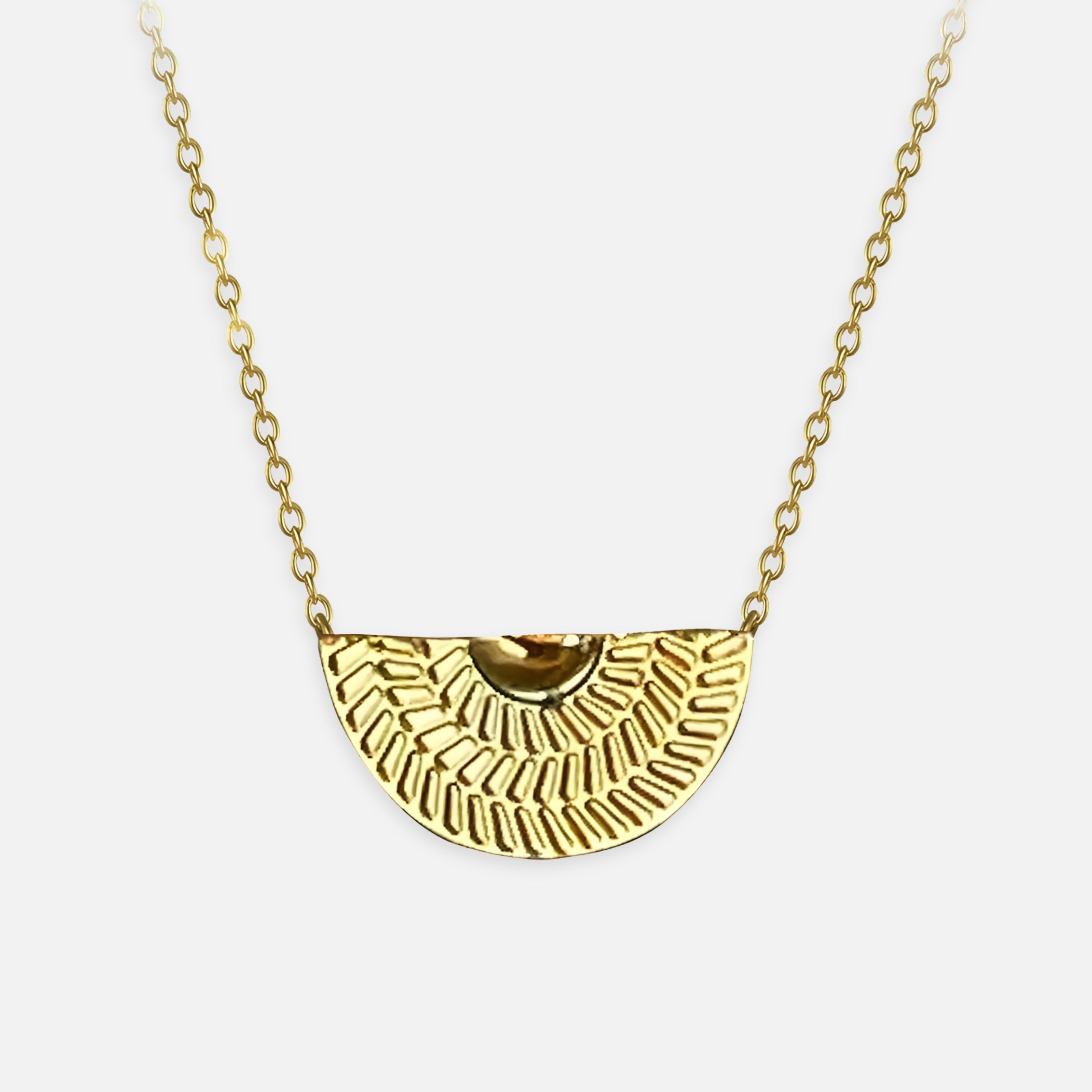 Savana Solar Pendant Necklace