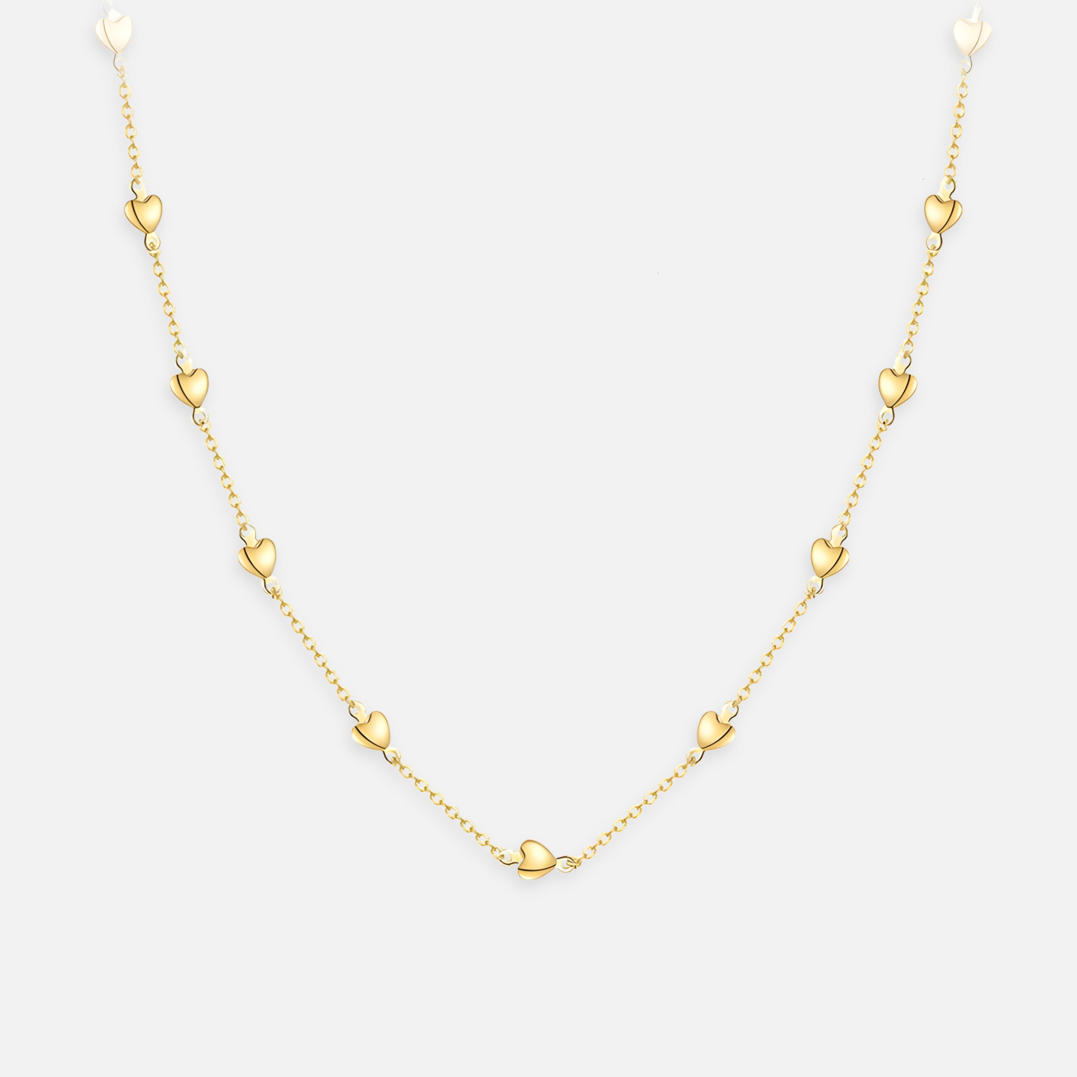 Valentine Heart Choker Necklace