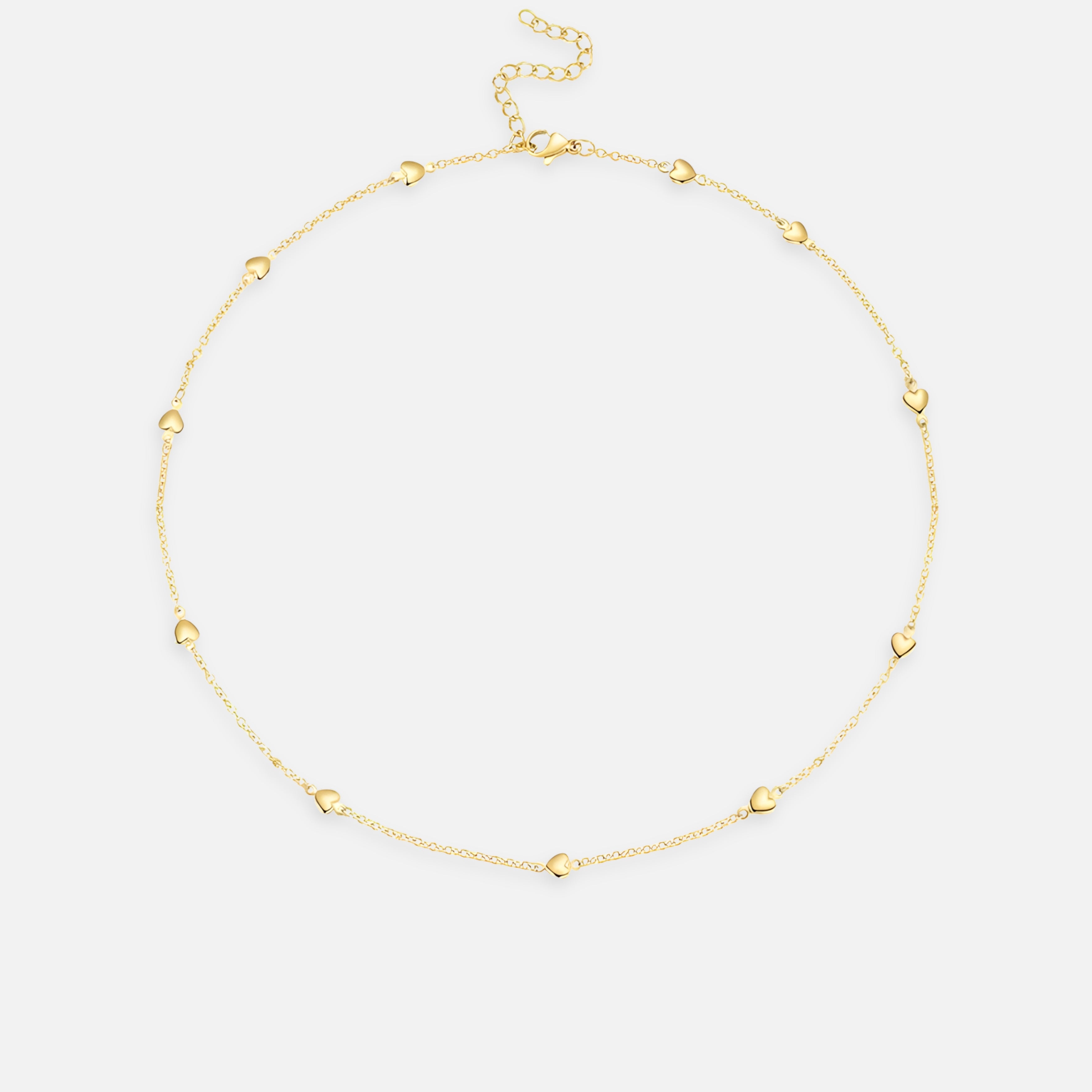 Valentine Heart Choker Necklace